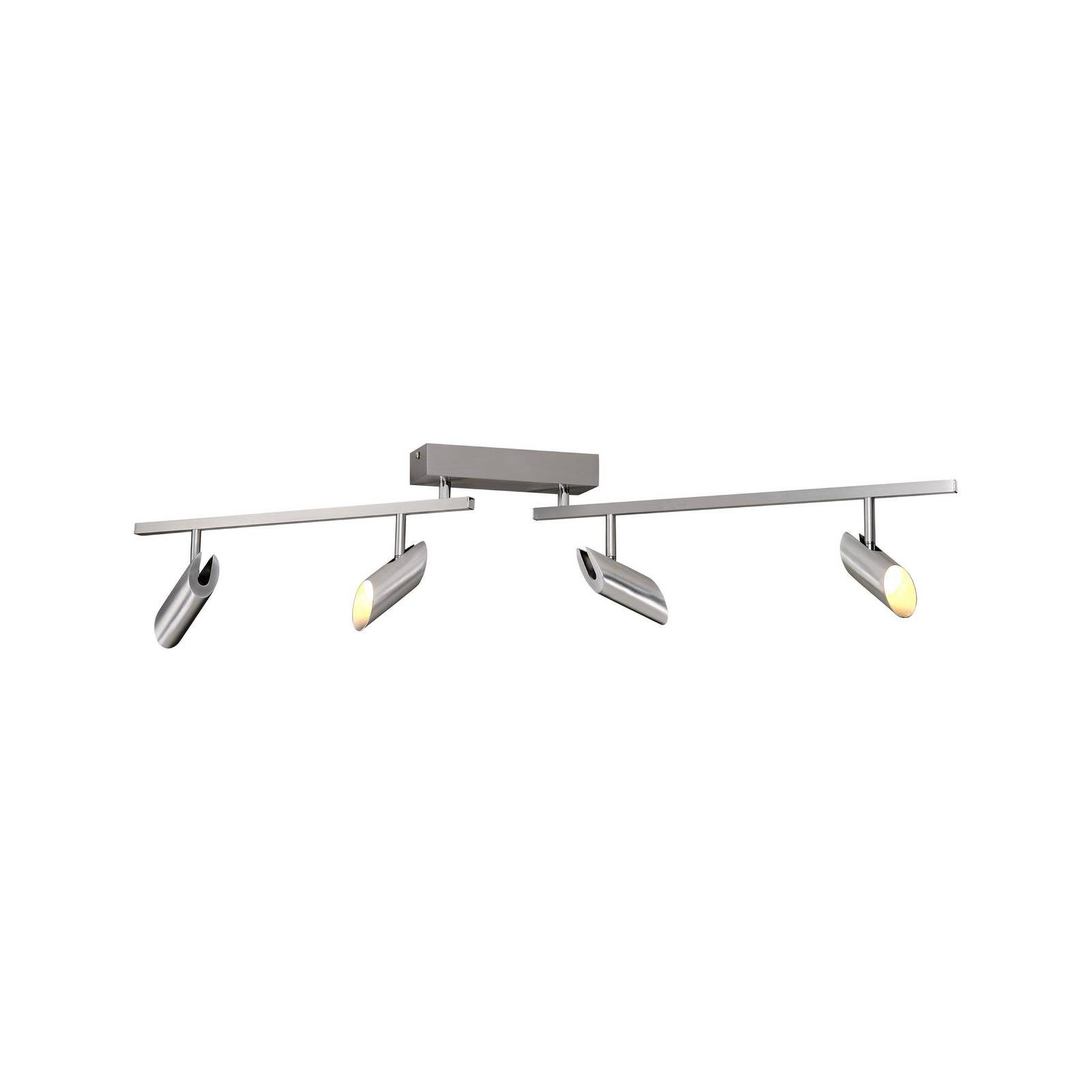 LED-Deckenstrahler Risell, Länge 104 cm, aluminiumfarben günstig online kaufen
