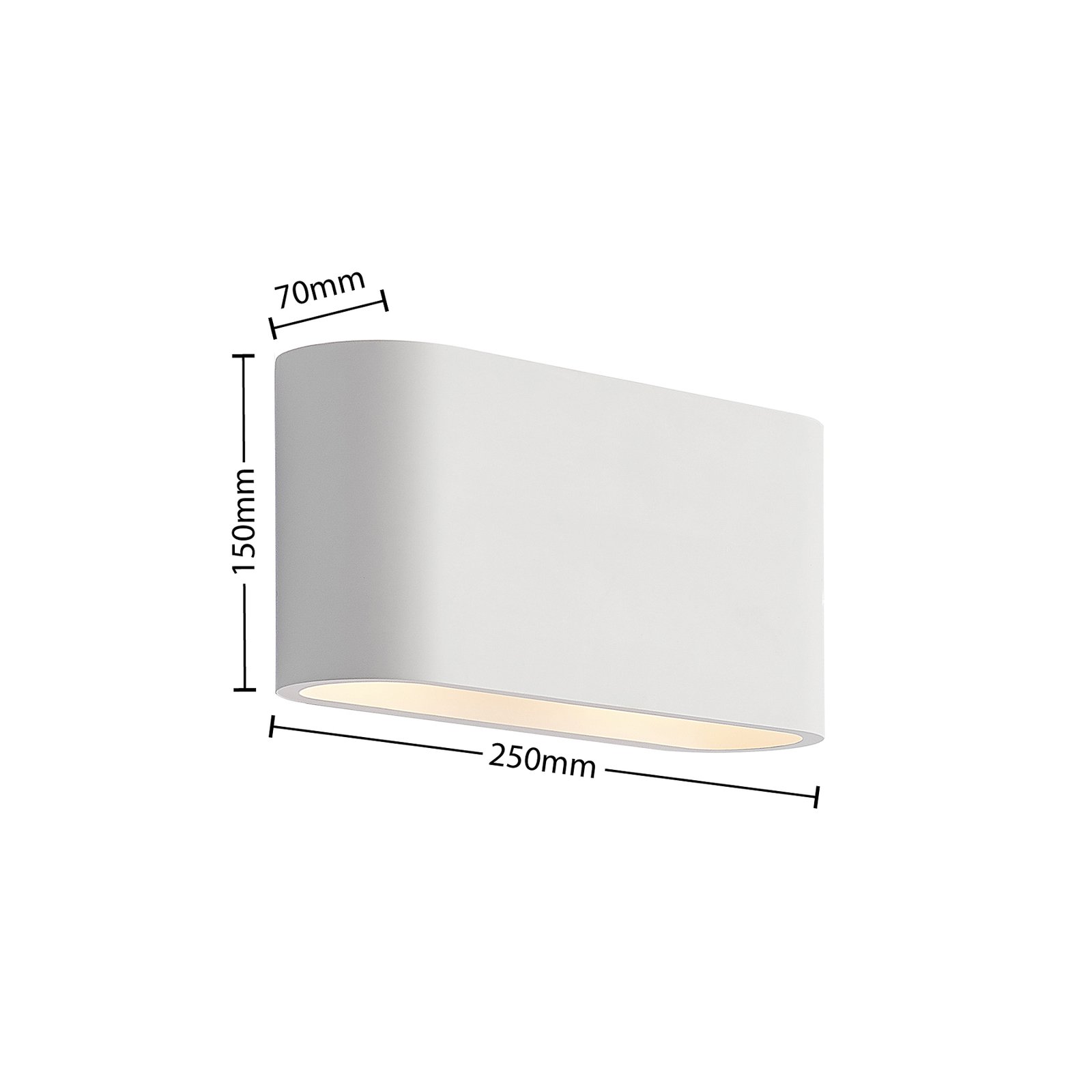 Mavora Wandlamp White - Lindby