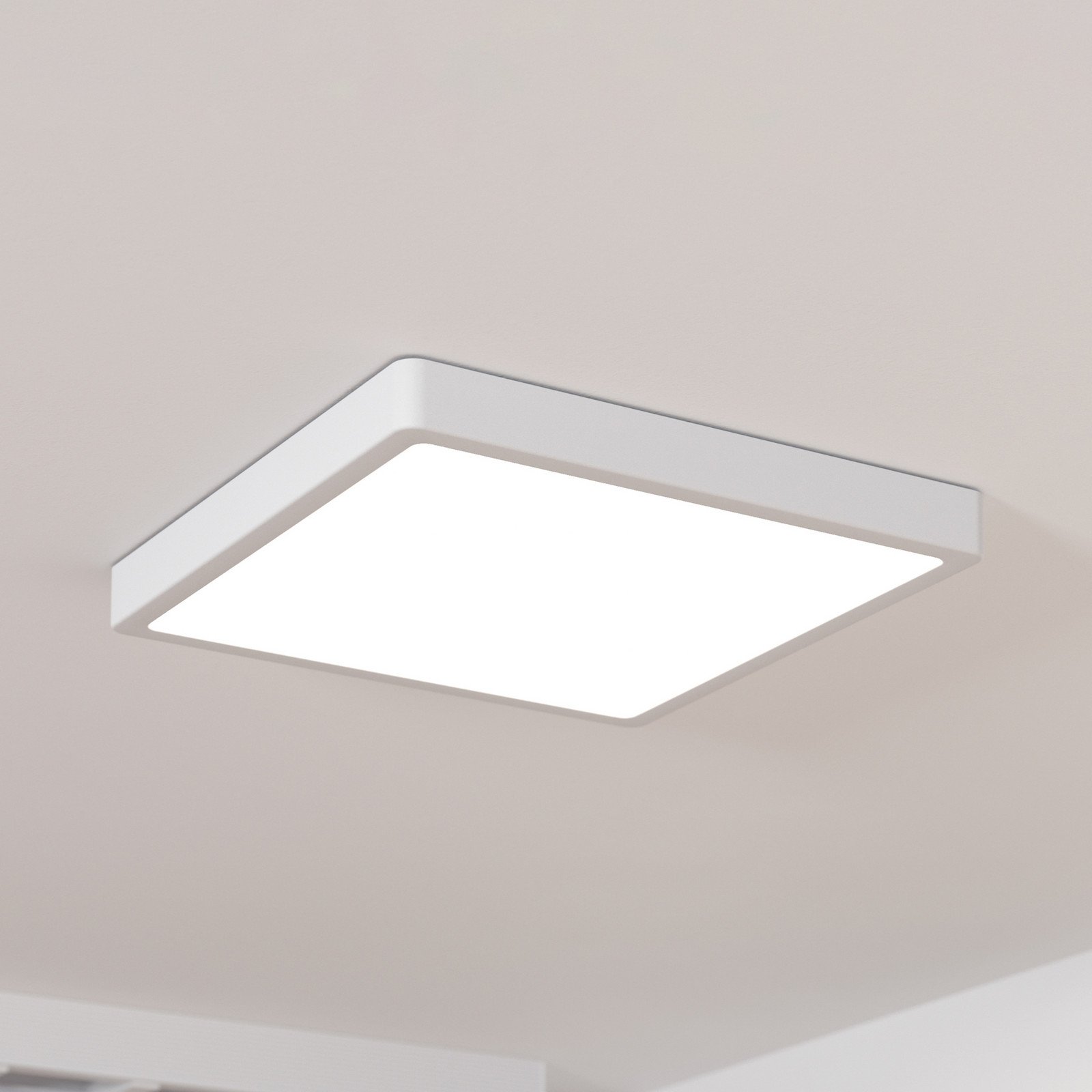 EGLO Panou cu LED montat pe suprafață Fueva 5 IP20 830 alb 285x285 cm - Camera de zi / sufragerie - modern - Metal