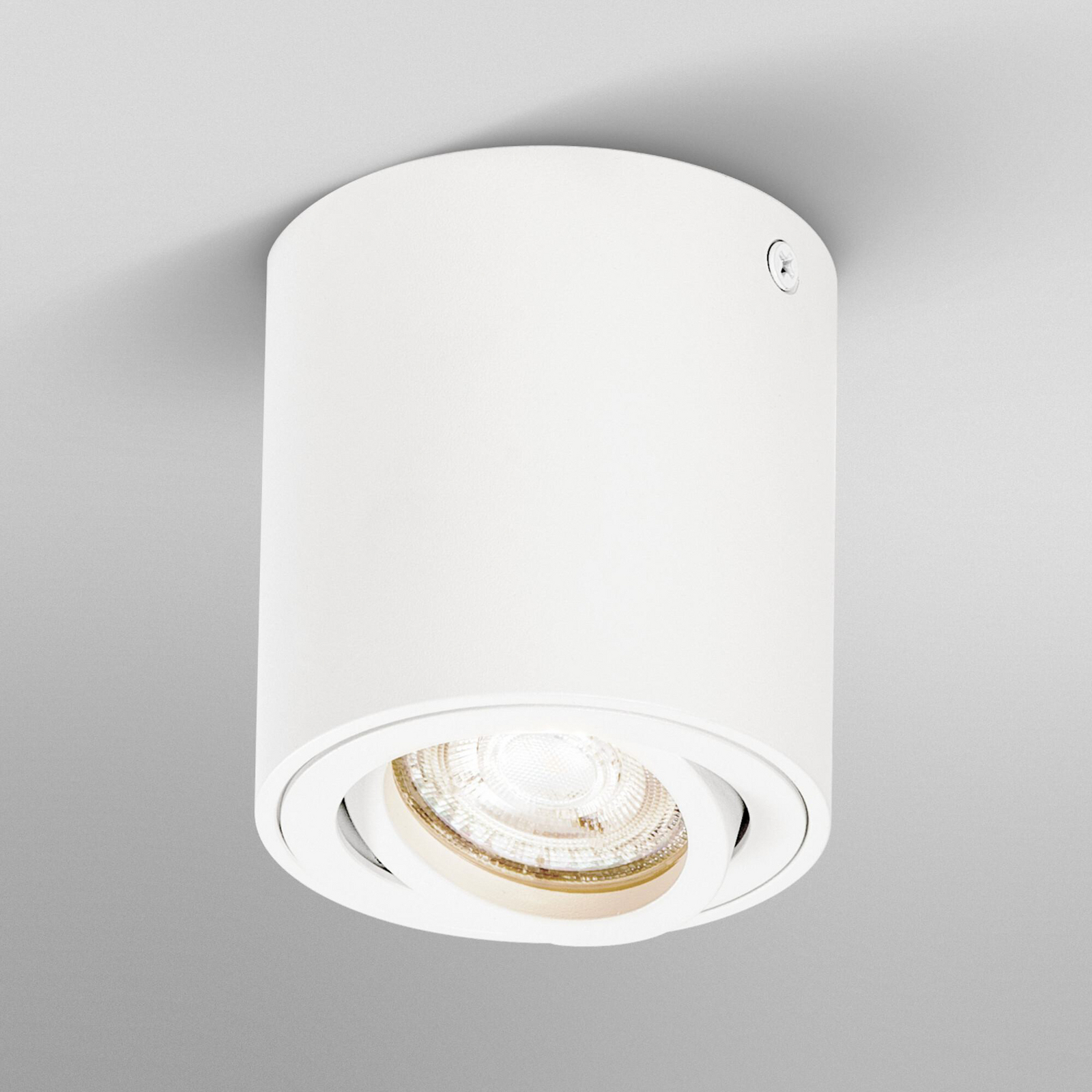 Refletor de teto OSRAM ROUND, branco, Ø 8 cm, metal, GU10