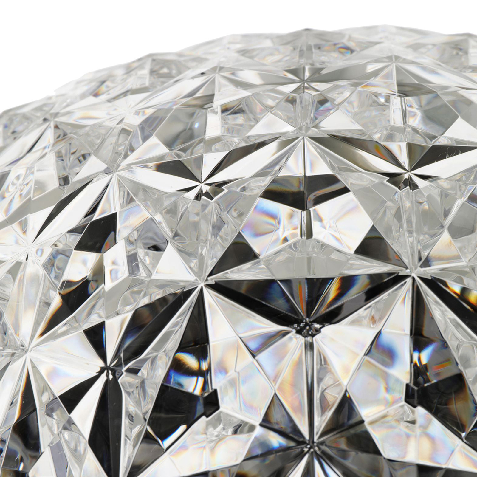 Kartell Planet LED-golvlampa, 130 cm kristallklar