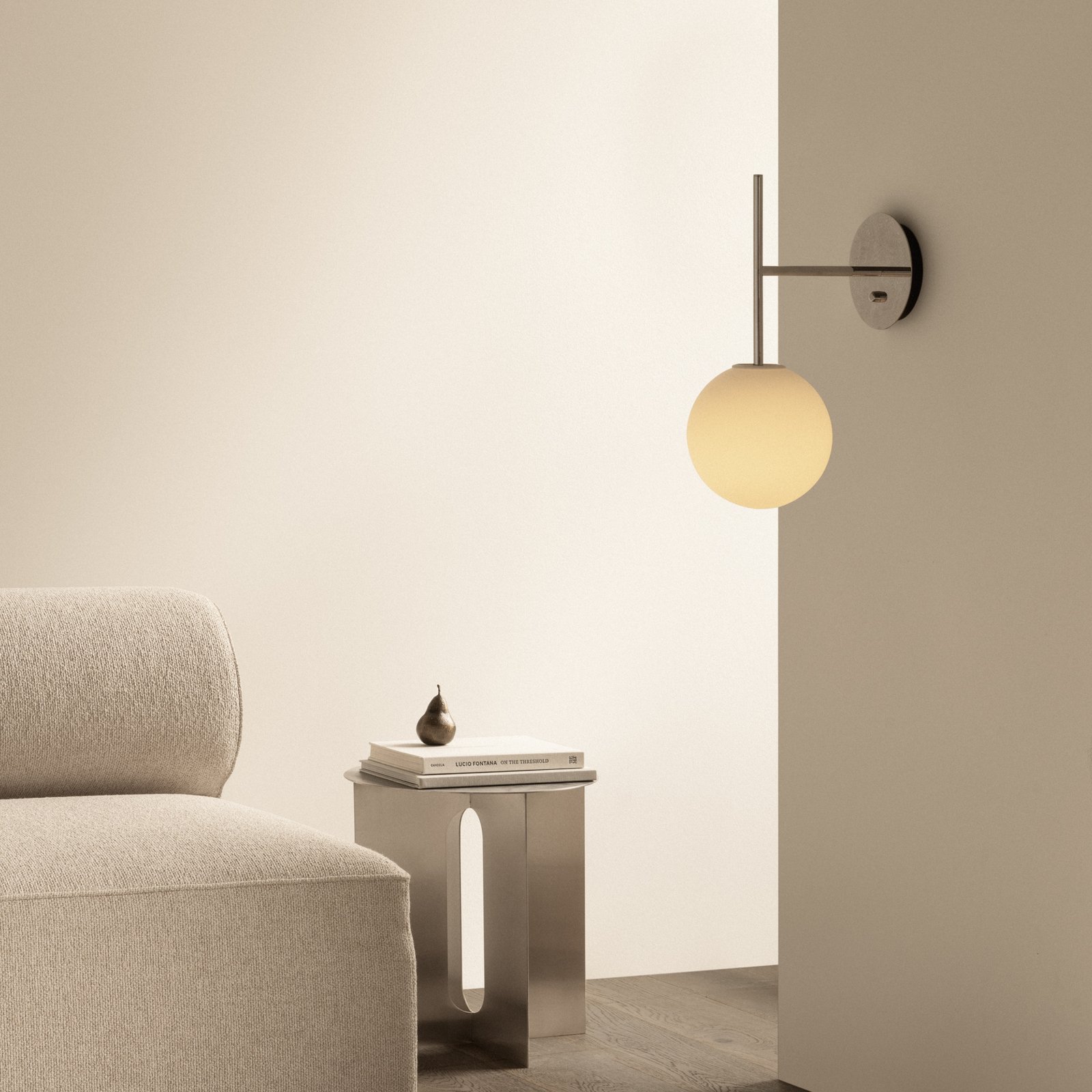 TR Bulb Suspended Seinävalaisin Polished Steel - Audo Copenhagen