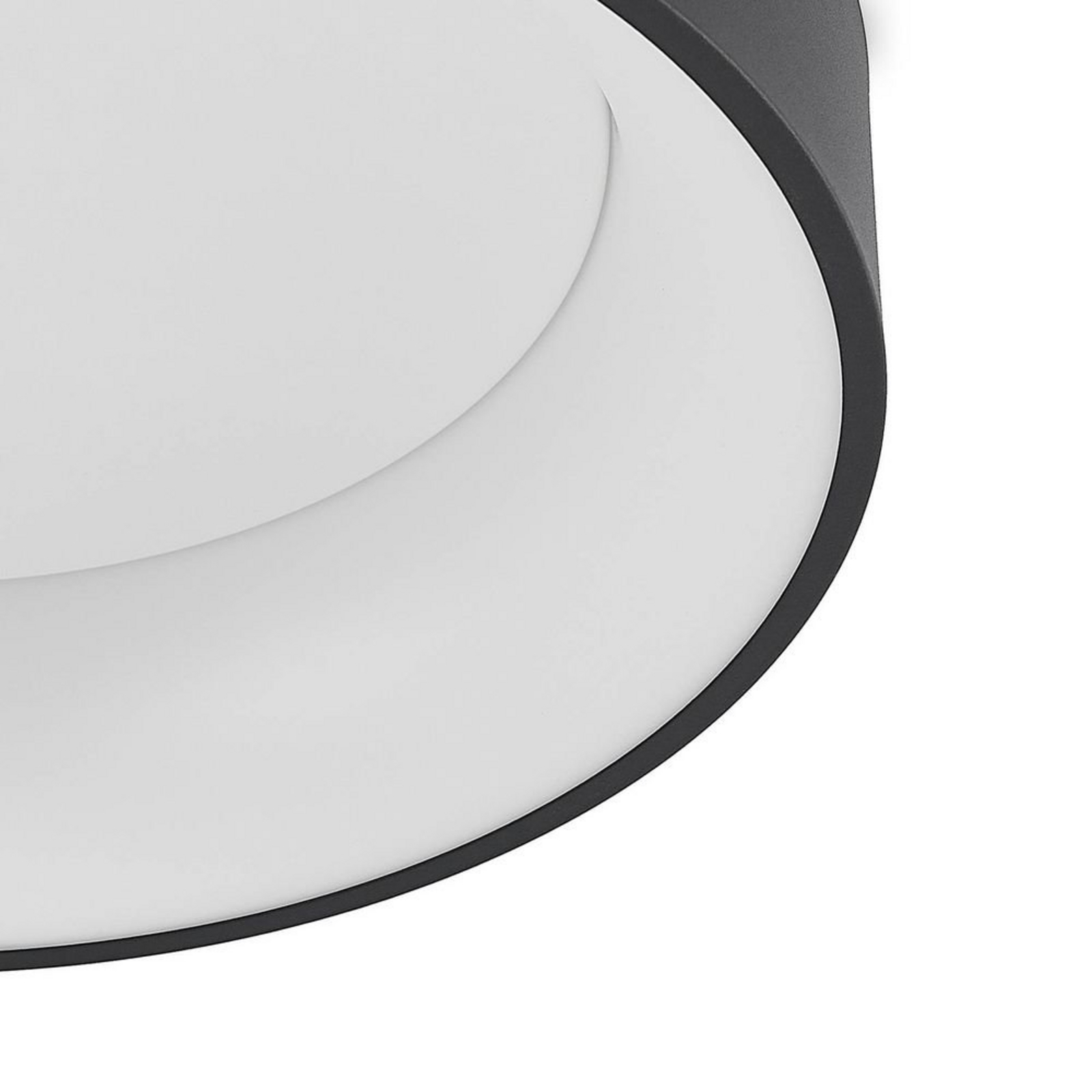 Aleksi Round LED Plafoniera Ø45 Black - Arcchio