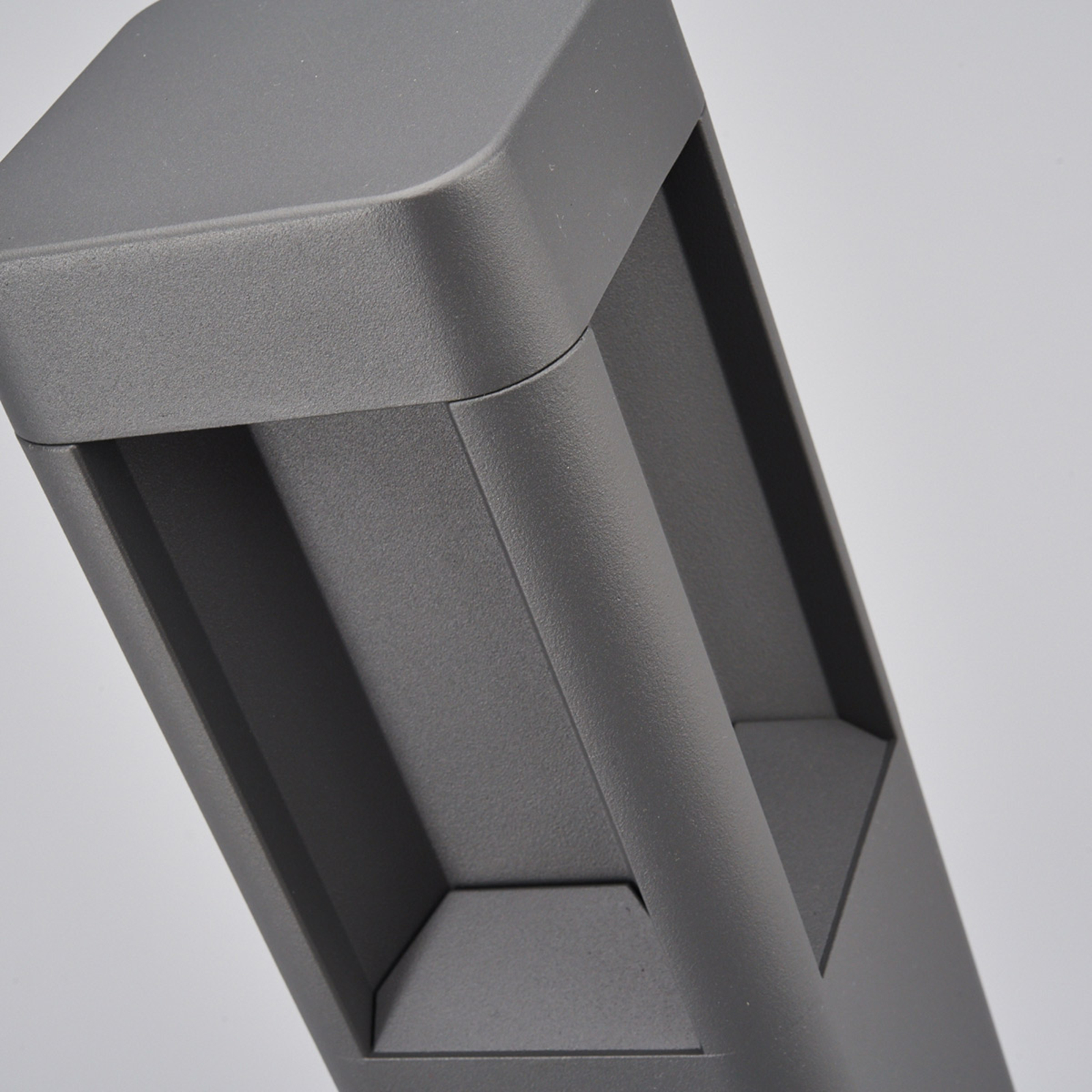 Annika LED pedestal light in aluminium, 50 cm