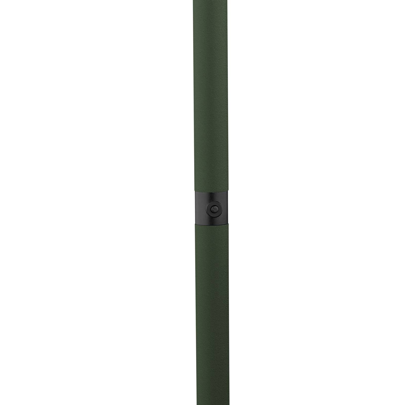 Stojacia LED lampa Mesh so stmievačom, zelená