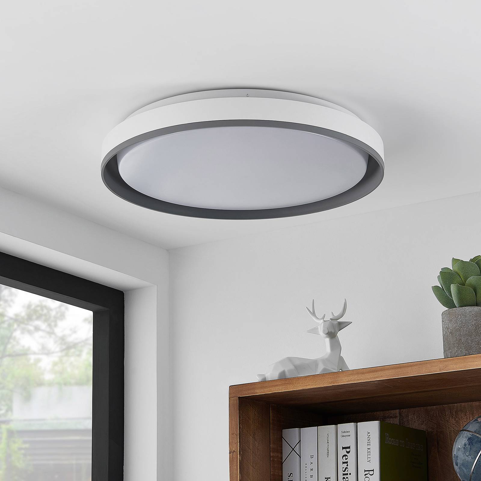 Lindby Brennon lampa sufitowa LED Ø 51 cm 4 000 K