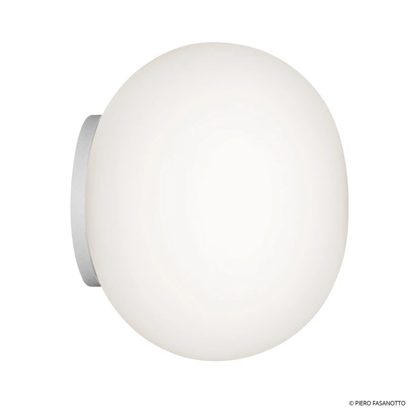 FLOS – Glo-Ball Mini C/W Wand-/Deckenleuchte (Spiegel Montering) White