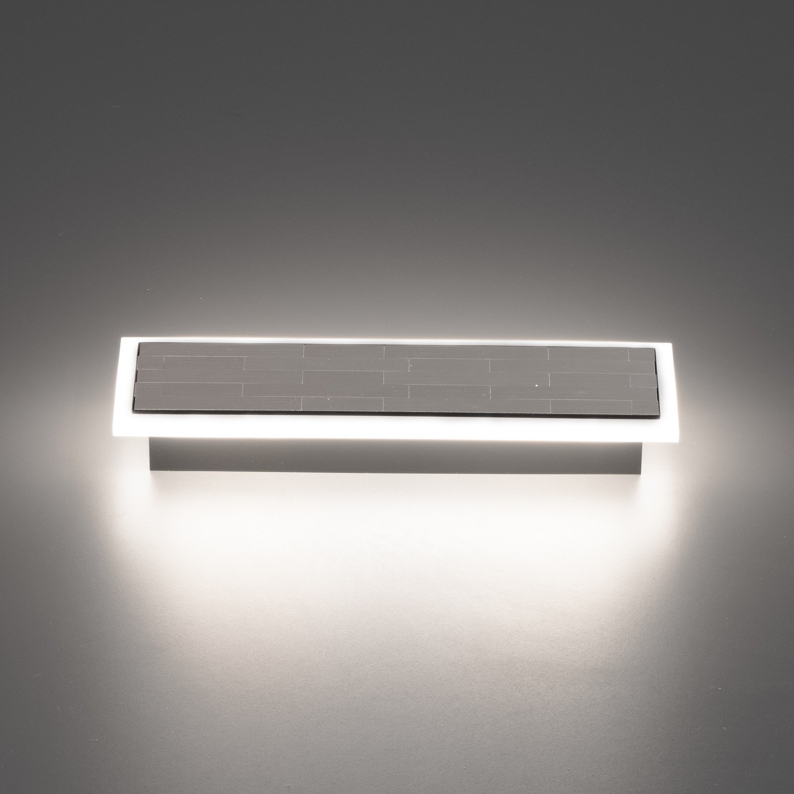 FISCHER & HONSEL Aplică de perete cu LED Aluro metal culoare nichel CCT dimabil - Camera de zi / sufragerie - modern - nichel negru