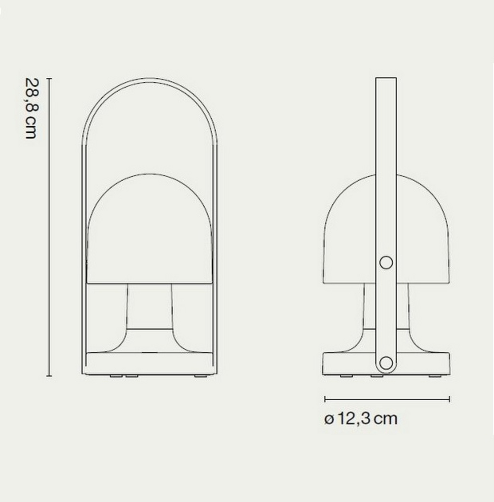 FollowMe Bordslampa - Marset