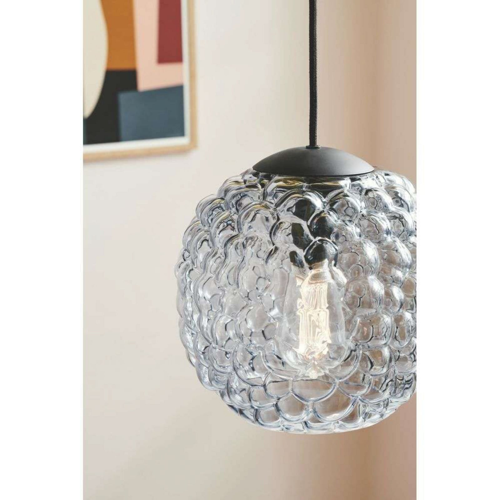 Grape Taklampa &Oslash;20 Smoke Halo Design - Matsal - Glas