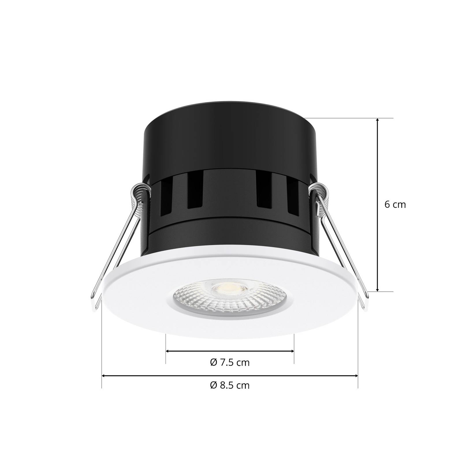 Arcchio Tempurino spot wpuszczany LED, 6 cm, 36°