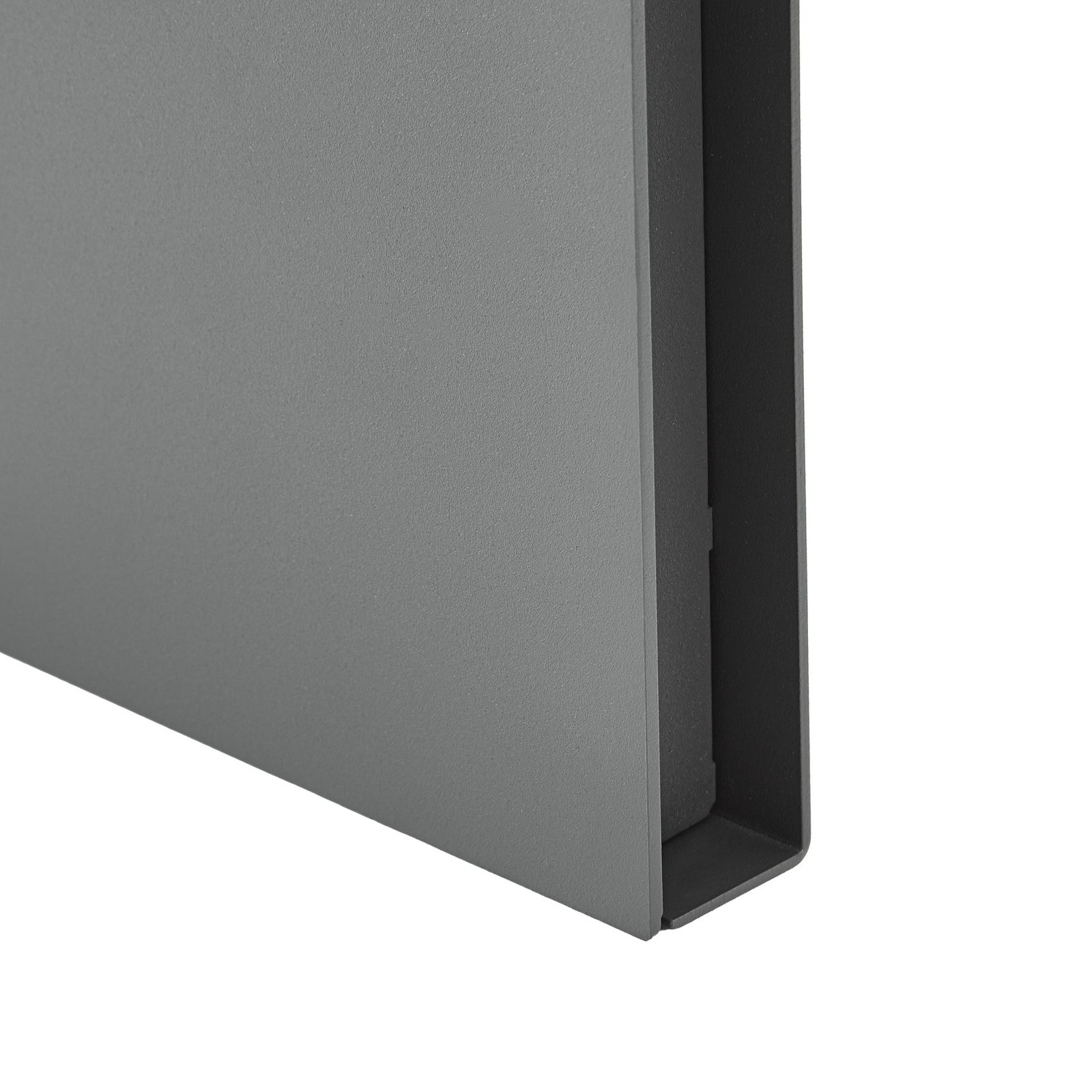 Lucande LED-sokkellampe Joril, antracit, CCT, 23 cm, IP65