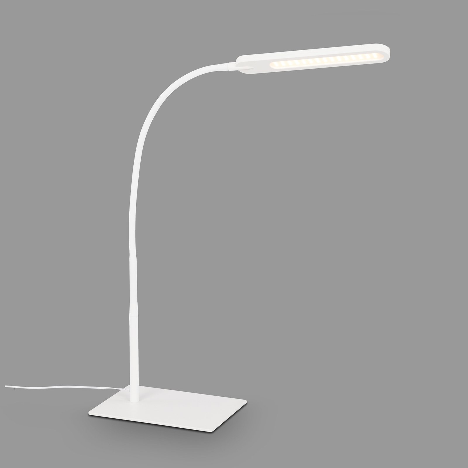 Stolová LED lampa Servo, stmievateľná, CCT, biela