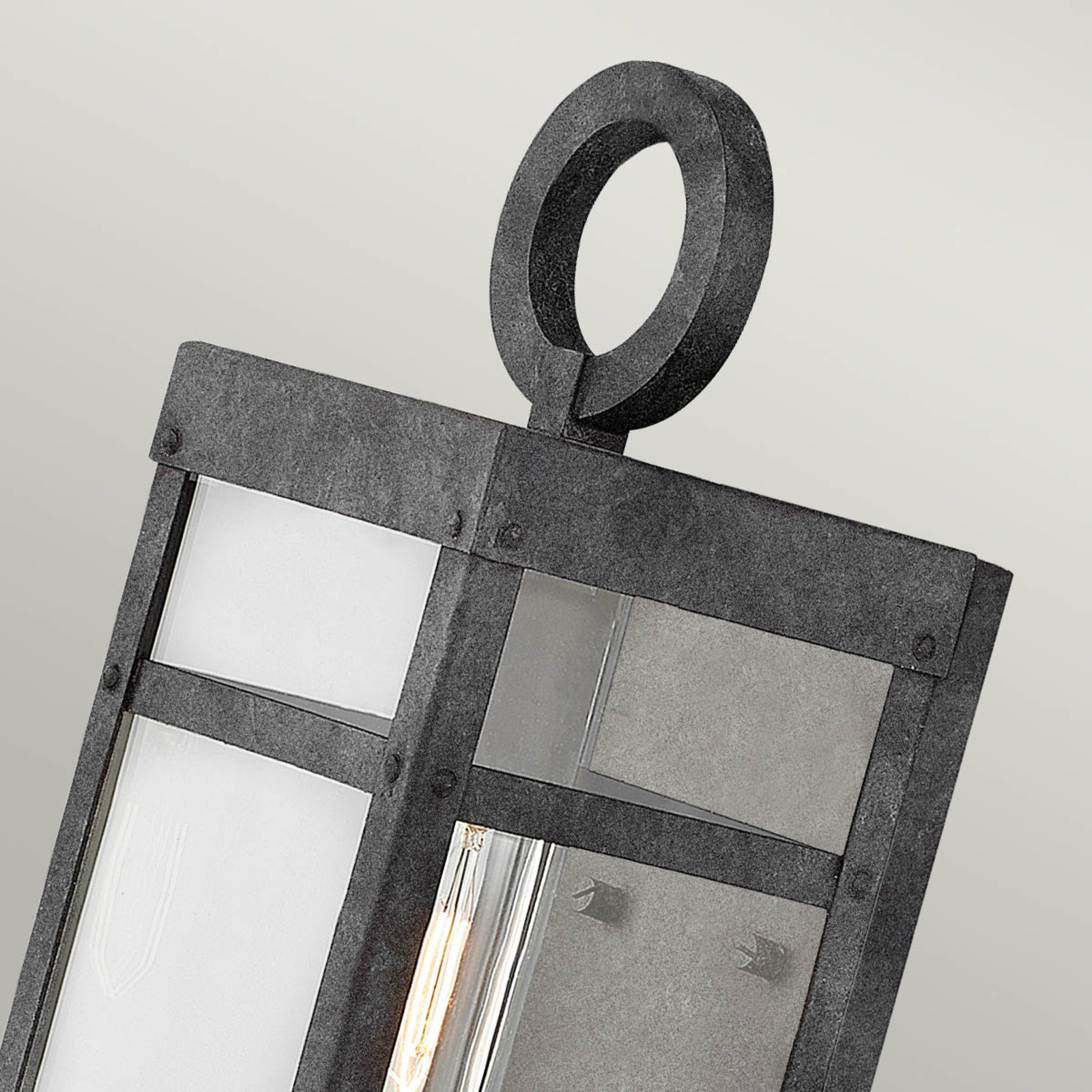 Buitenwandlamp Porter, zwart, 33,6 cm hoog