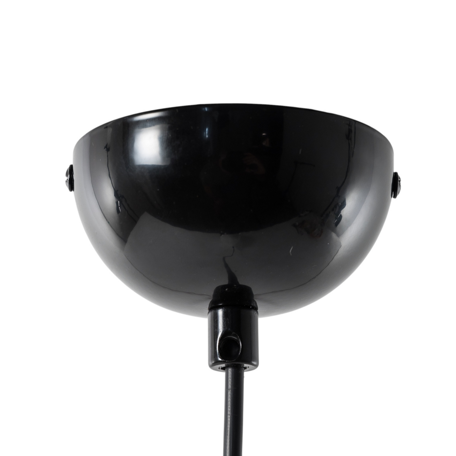 Lampada a sospensione Yildo 6868, bianco/nero, metallo, a 1 luce