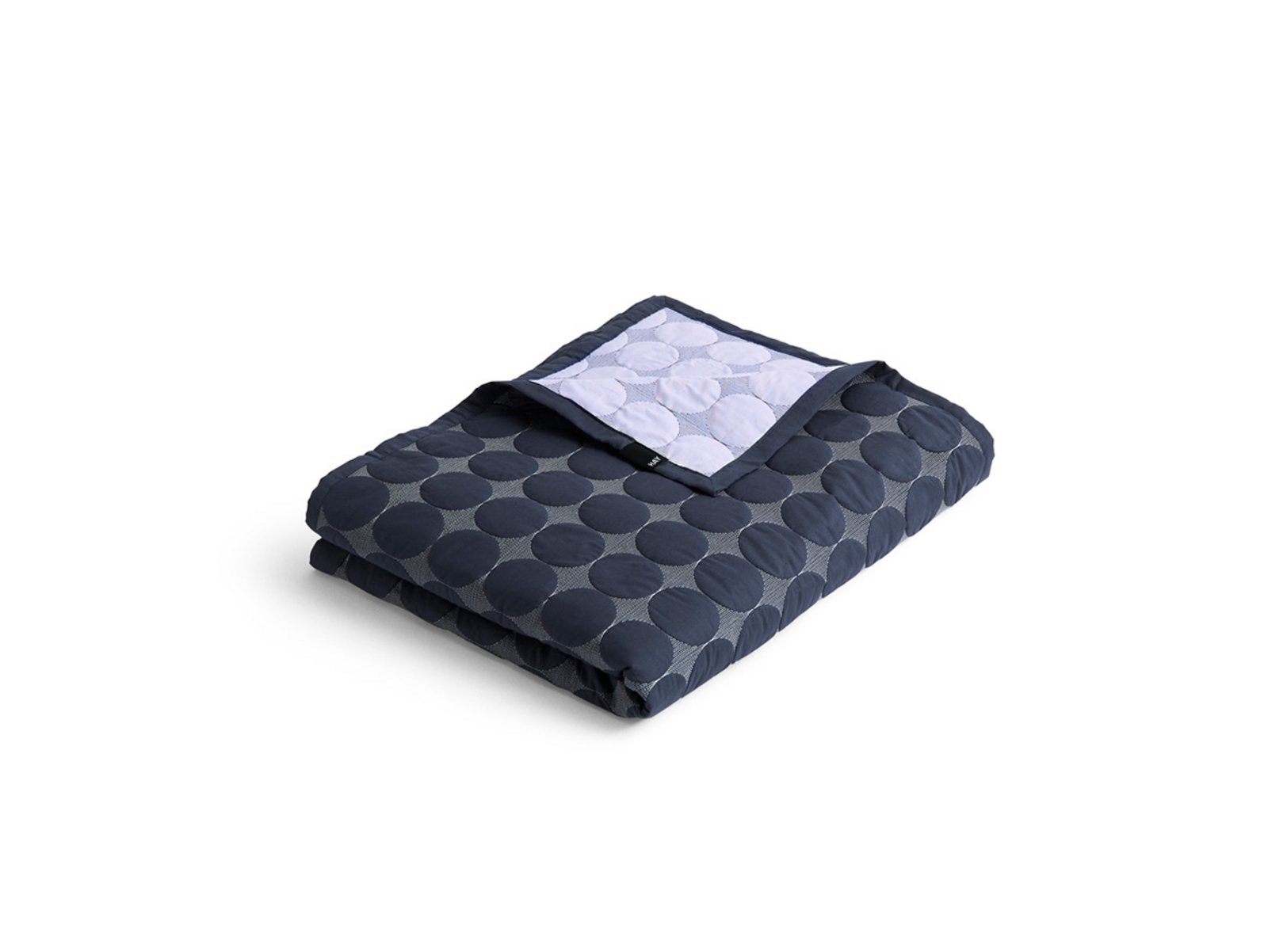 Mega Dot (Organic) Bedspread 235x245 Midnight Blue - Hay