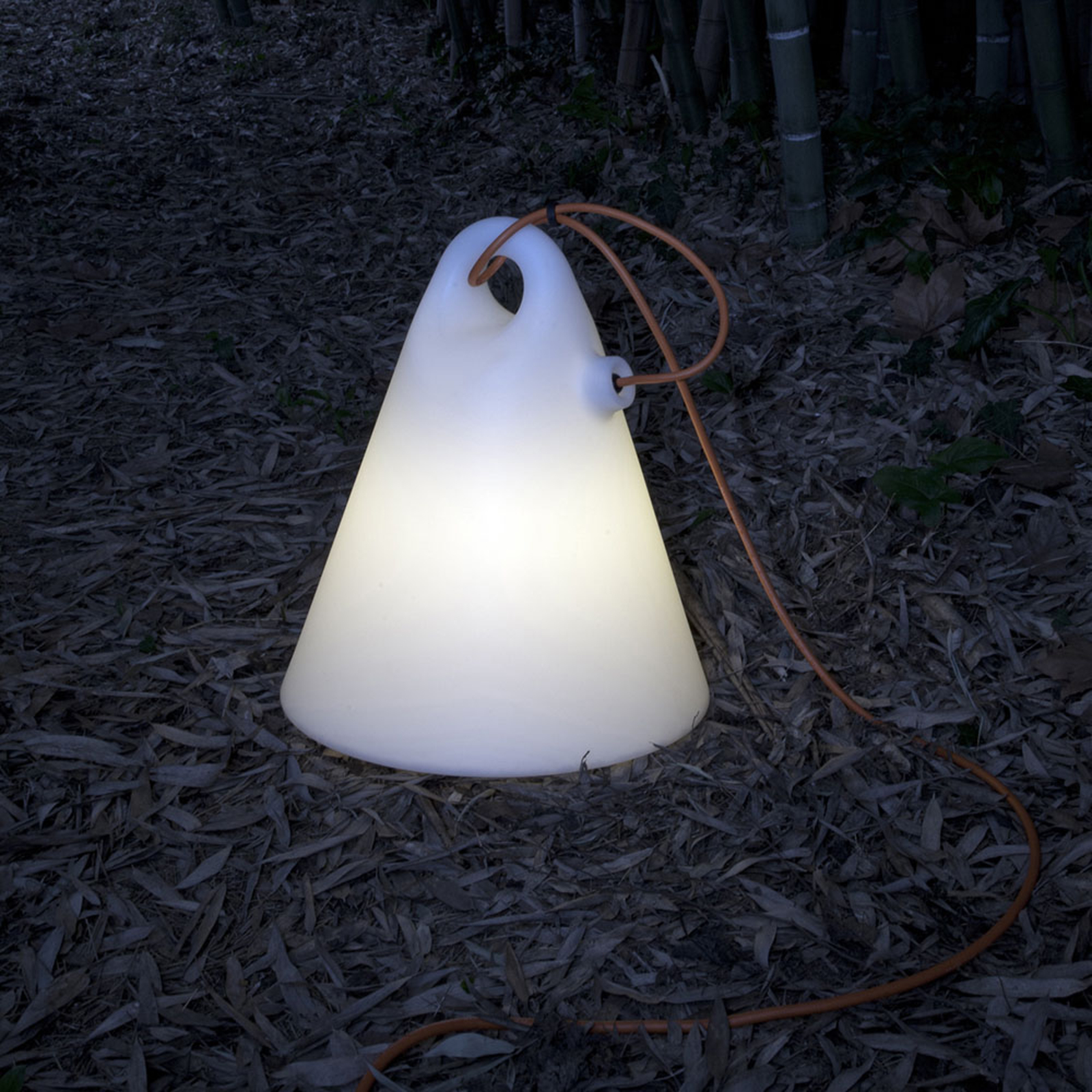 Trilly udendørs hængelampe, stik, Ø 27 cm - Martinelli Luce