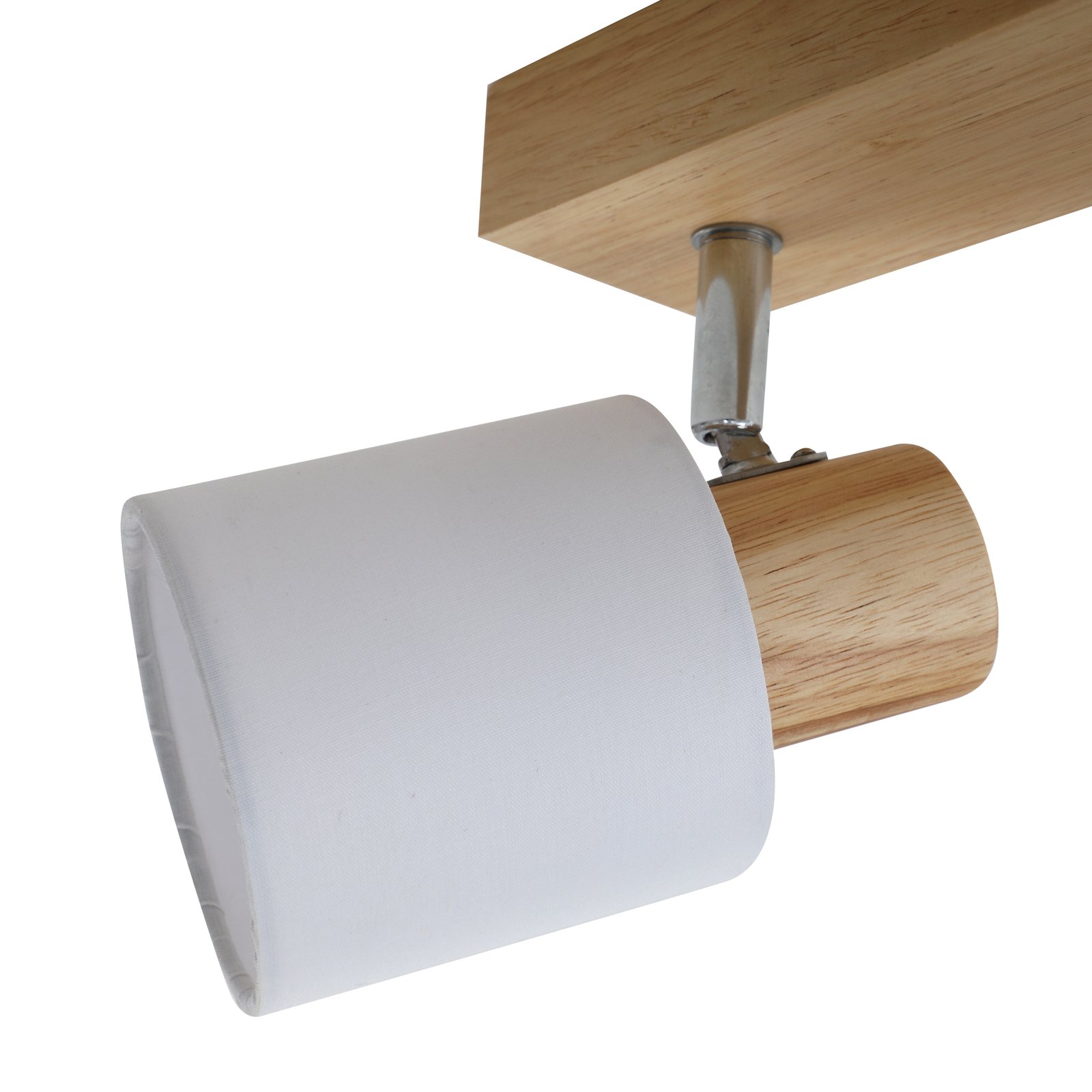 Wanessa 3 Lámpara de Techo Wood/White - Lindby