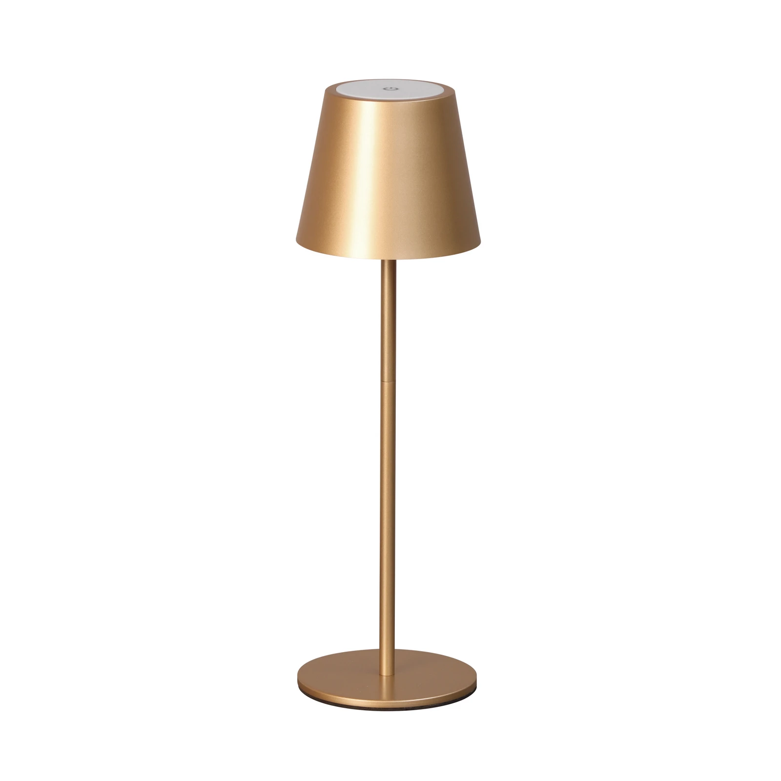 LED-Akku-Tischleuchte Viletto, kaffeebraun, IP54