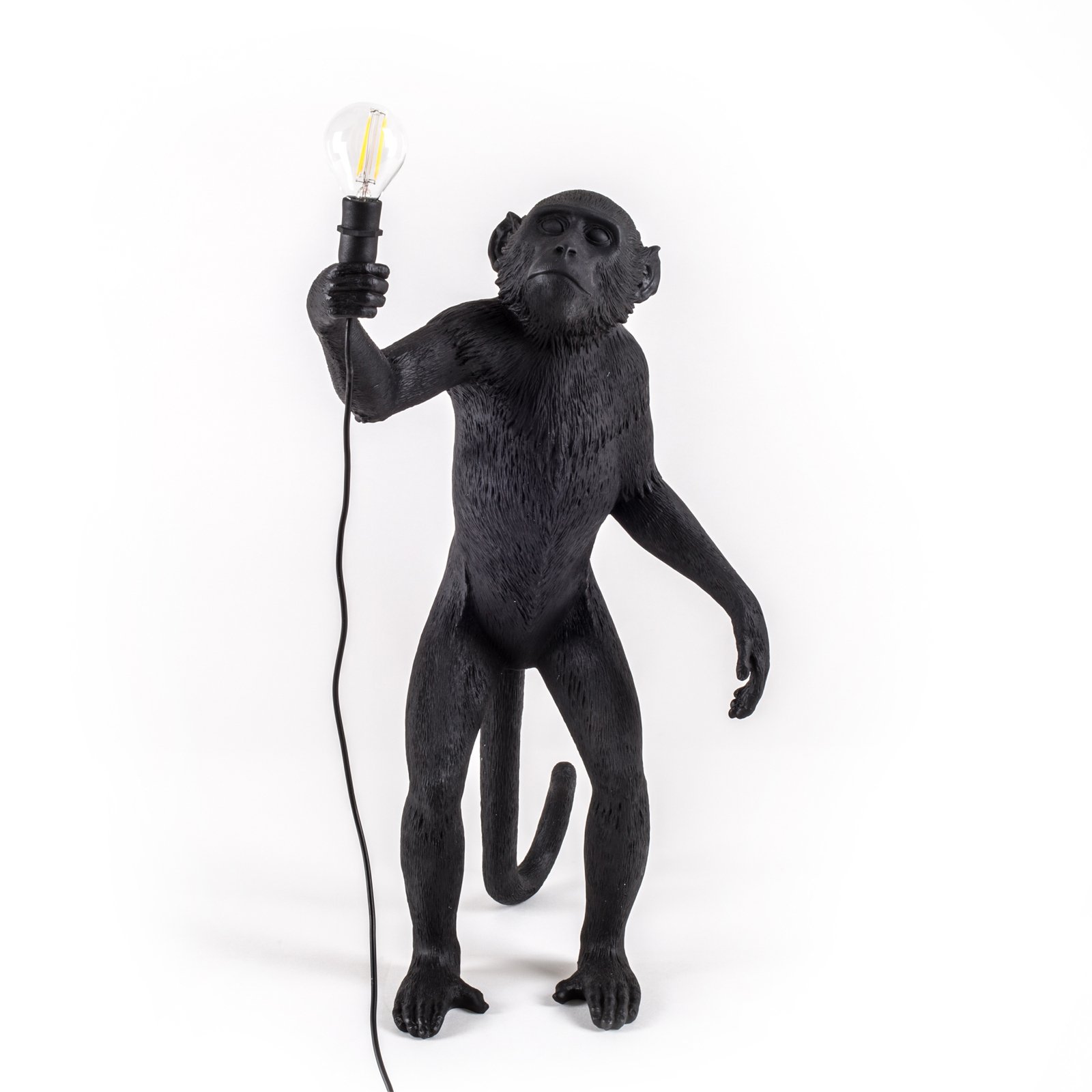 Monkey Standing Venkovní Stolní Lampa Black - Seletti
