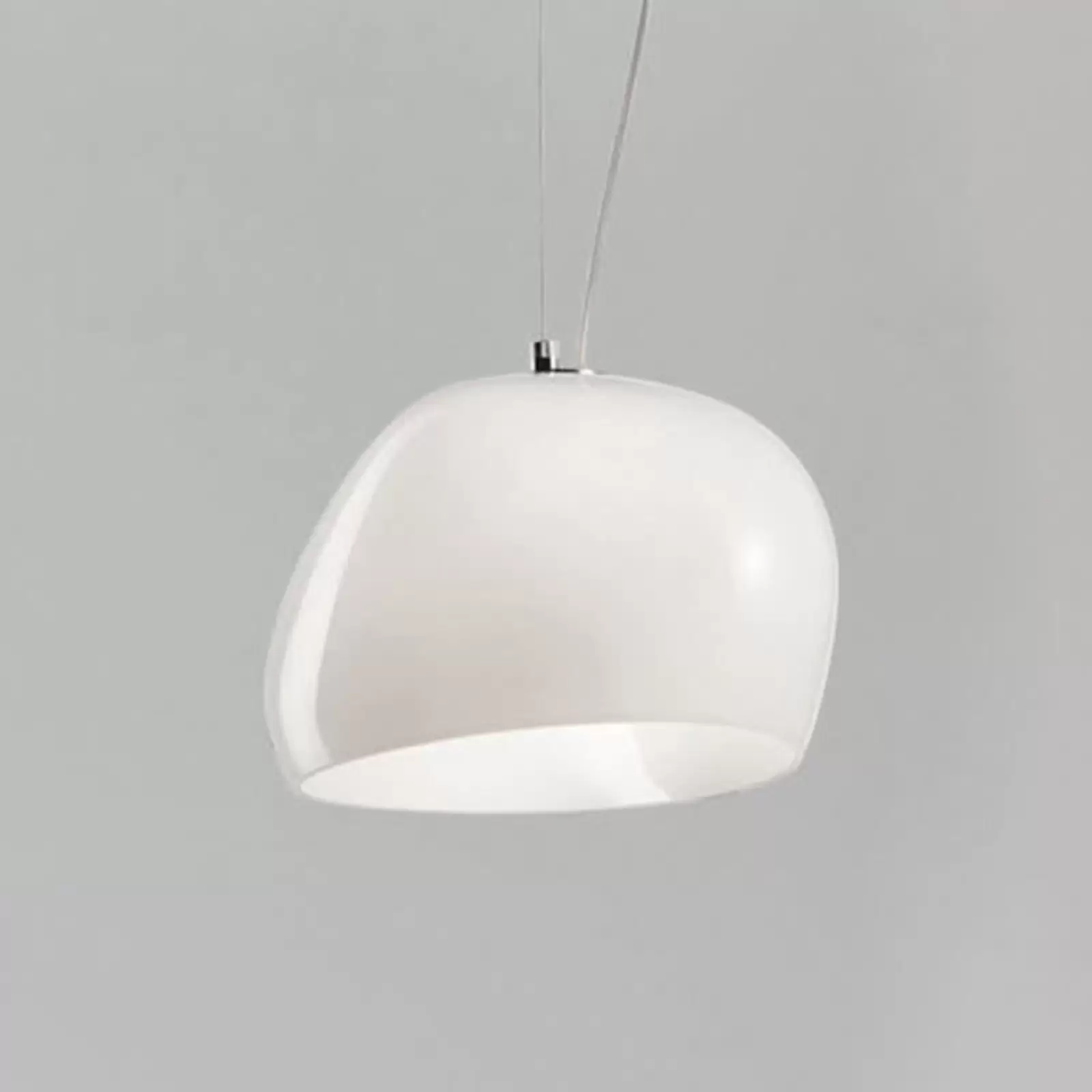 Hängeleuchte Surface Ø 27 cm, E27 weiß/mattweiß | Lampenwelt.de