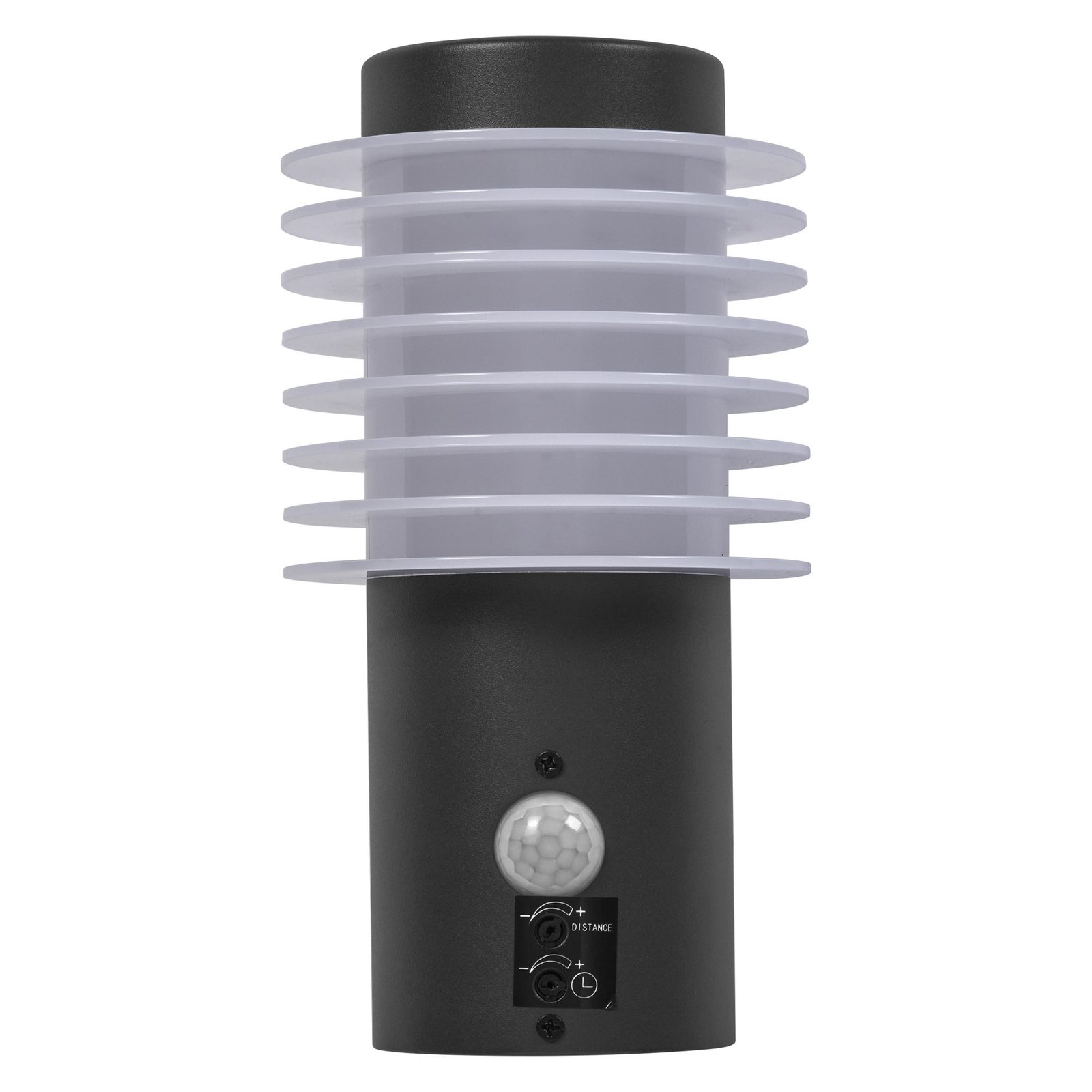 LEDVANCE LED sienas lampa Endura Style Rondo tumši pelēka Sensors