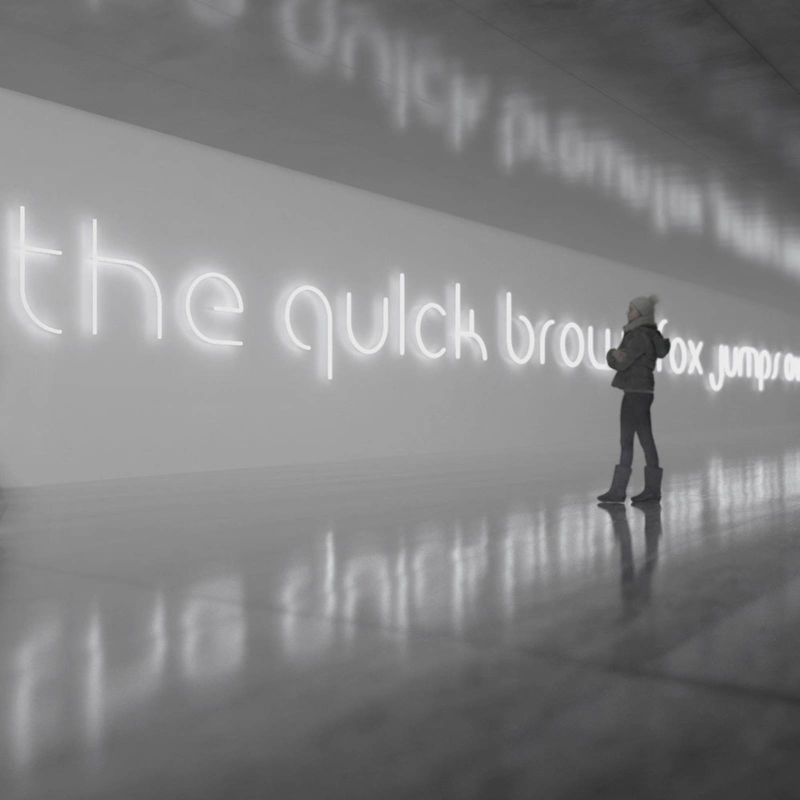 Artemide Alphabet of Light ściana mała litera g
