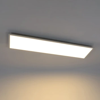 Lindby Luay LED panel, 120 x 30 cm, white, 3000-6000K