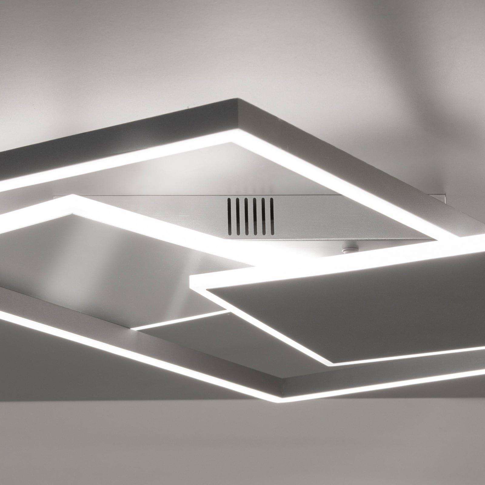 LED-Deckenlampe Arido, Breite 47 cm, silberfarben Metall CCT LED-Deckenlampe Arido, Breite 47 cm, silberfarben Metall CCT