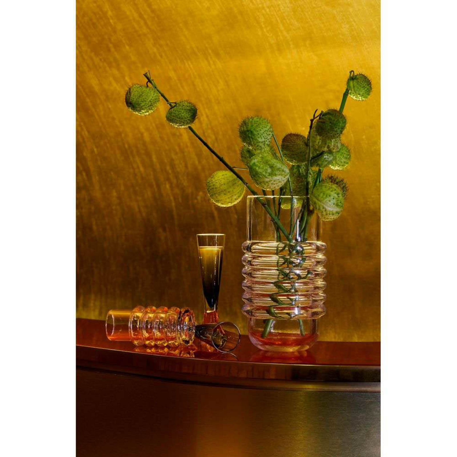 Press Vase Large Clear - Tom Dixon