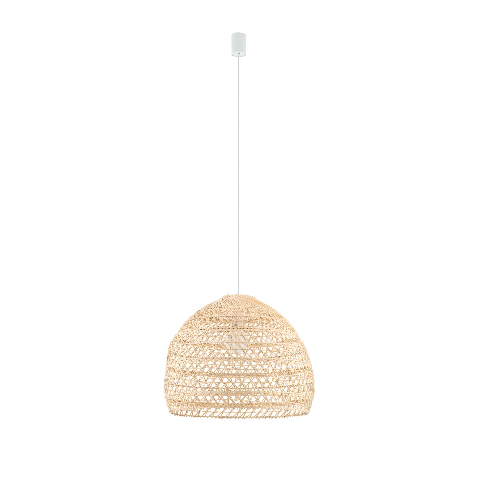 BOHO pendant light, Ø 43 cm, natural brown, rattan, E27