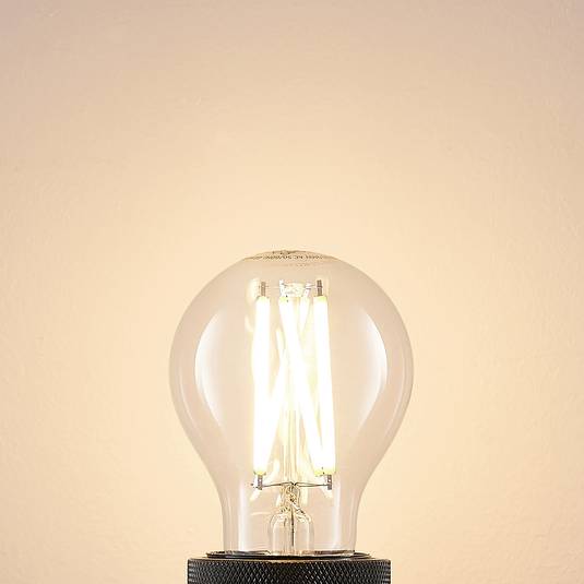 LED bulb E27 8W 2700K filament, dimmable, clear