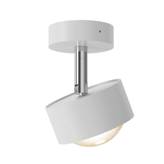 Puk! 80 Turn Up/Downlight Linse matt weiß/chrom