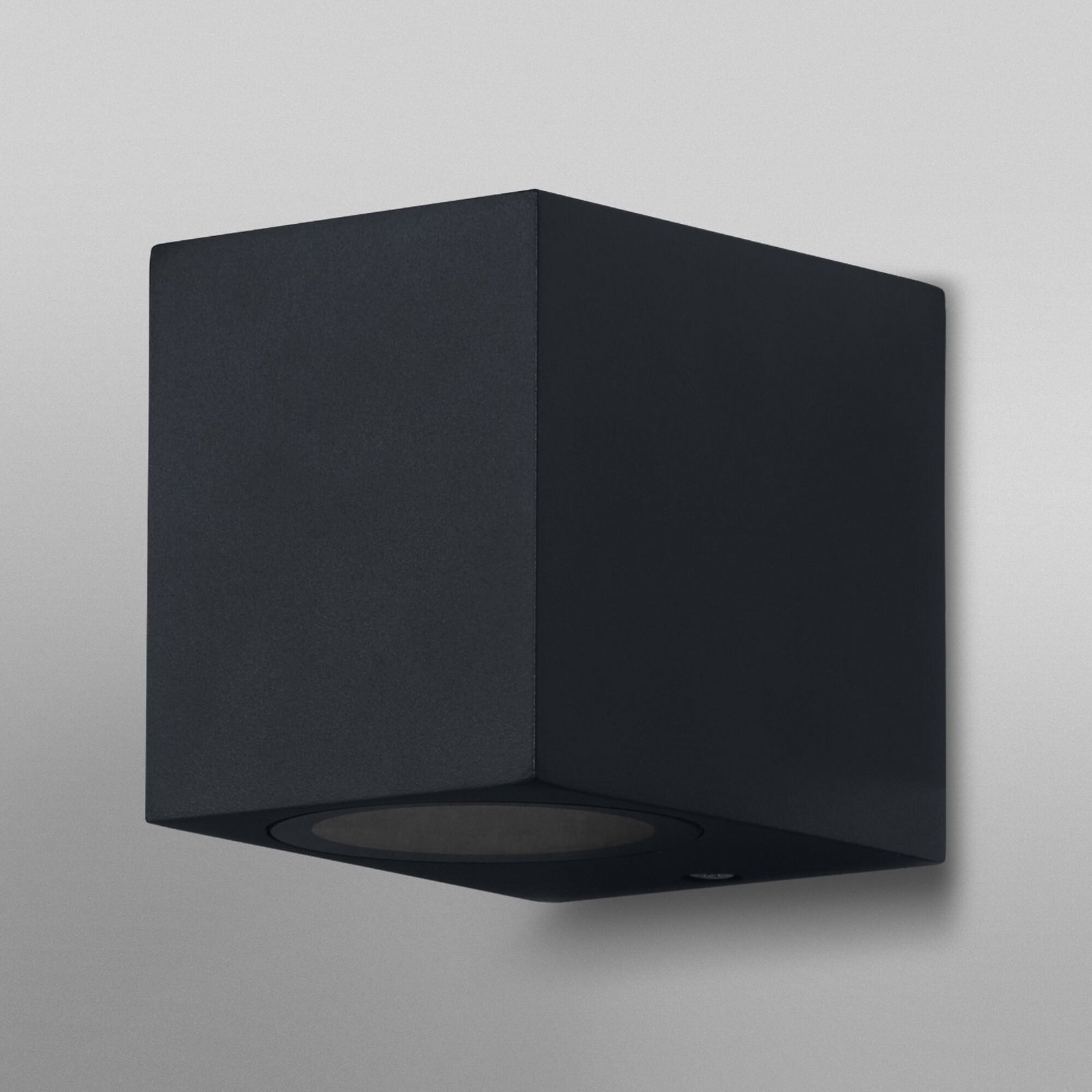 Candeeiro de parede exterior OSRAM ENDURA CLASSIC SQUARE preta down IP44