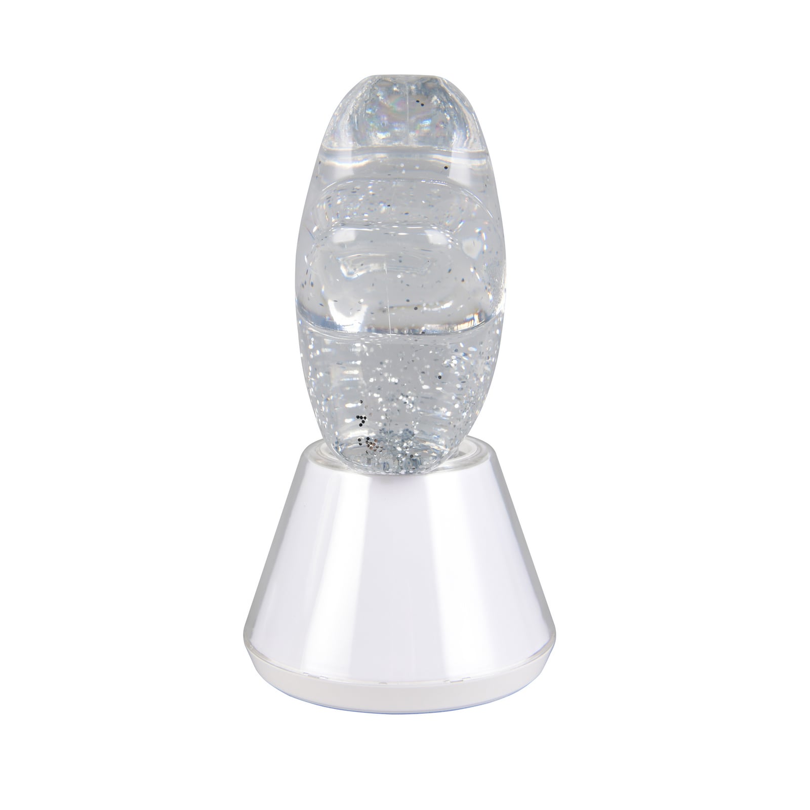 LED-bordlampe Estella Stern, røykfarget, plast, USB-kontakt LED-bordlampe Estella Stern, røykfarget, plast, USB-kontakt