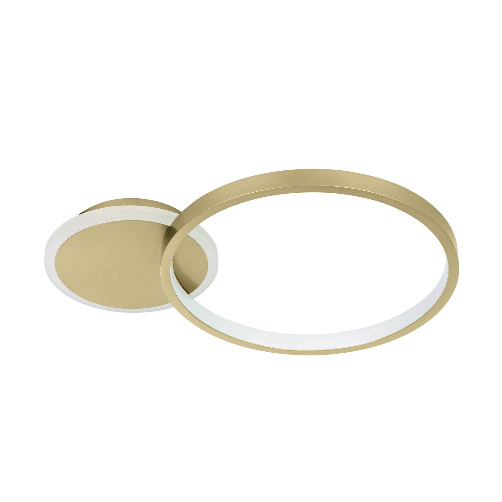 LED lubinis šviestuvas "Gafares", aukso spalvos, aliuminis, 41 cm, nuotolinio