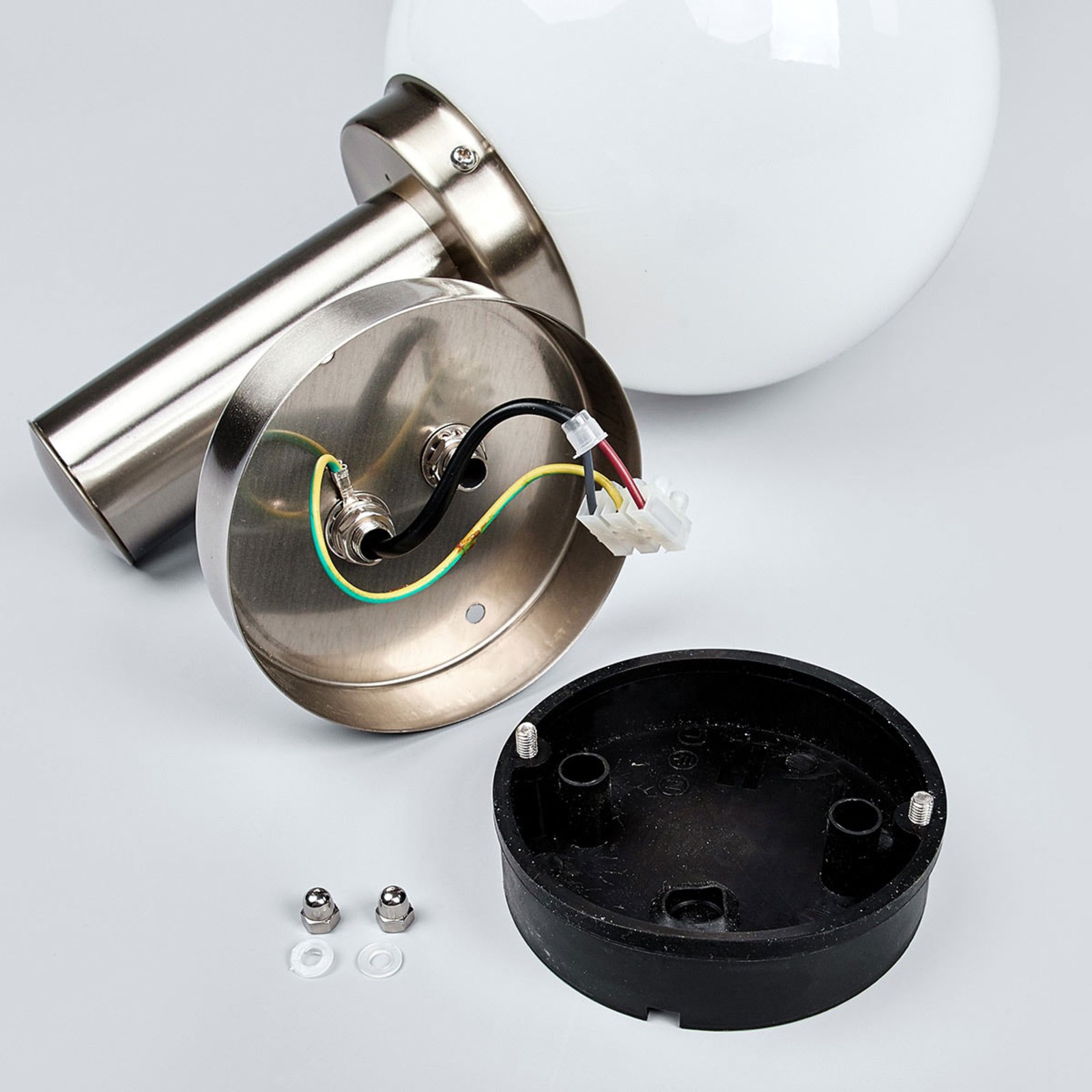 Nada Outdoor Wall Lamp w/Sensor Stainless Steel - Lindby