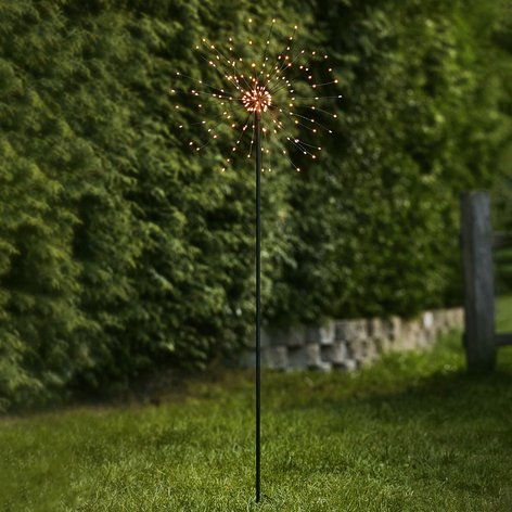 LED-Dekoleuchte Firework Outdoor, warmweiß