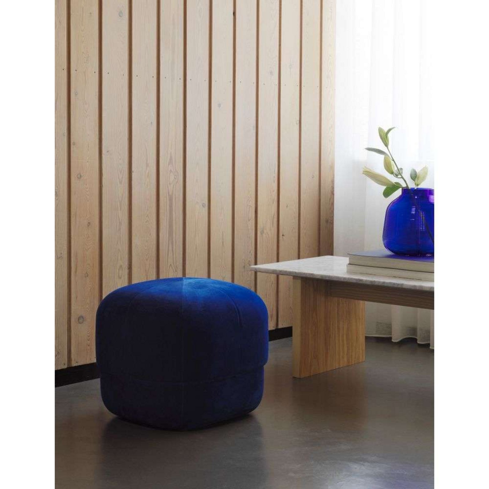 Circus Pouf Small Electric Blue - Normann Copenhagen