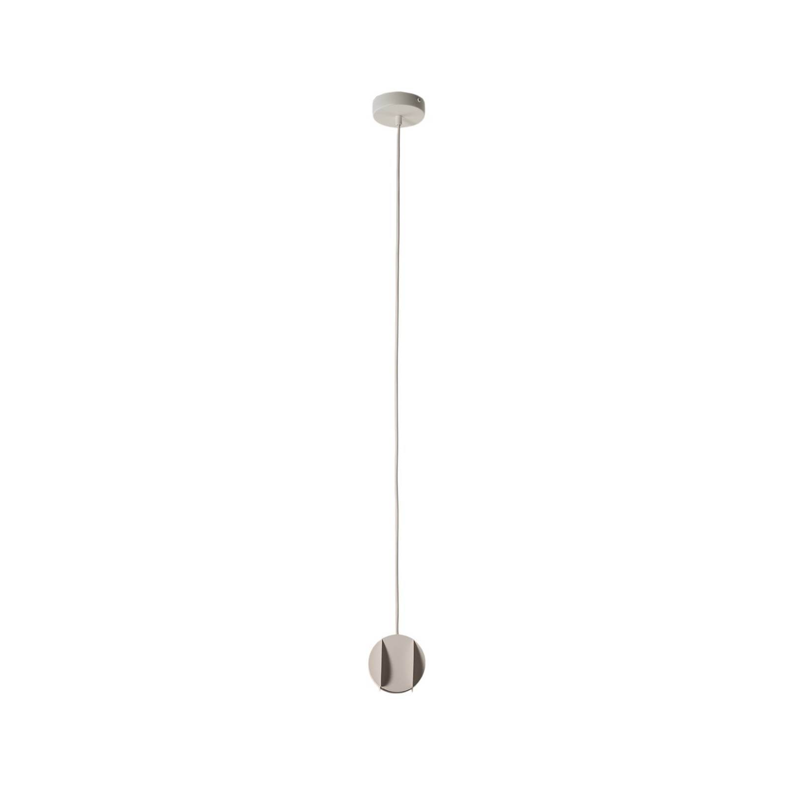Hängeleuchte GAMBIT, cremeweiß, Ø 10 cm, Metall, GU10-LED