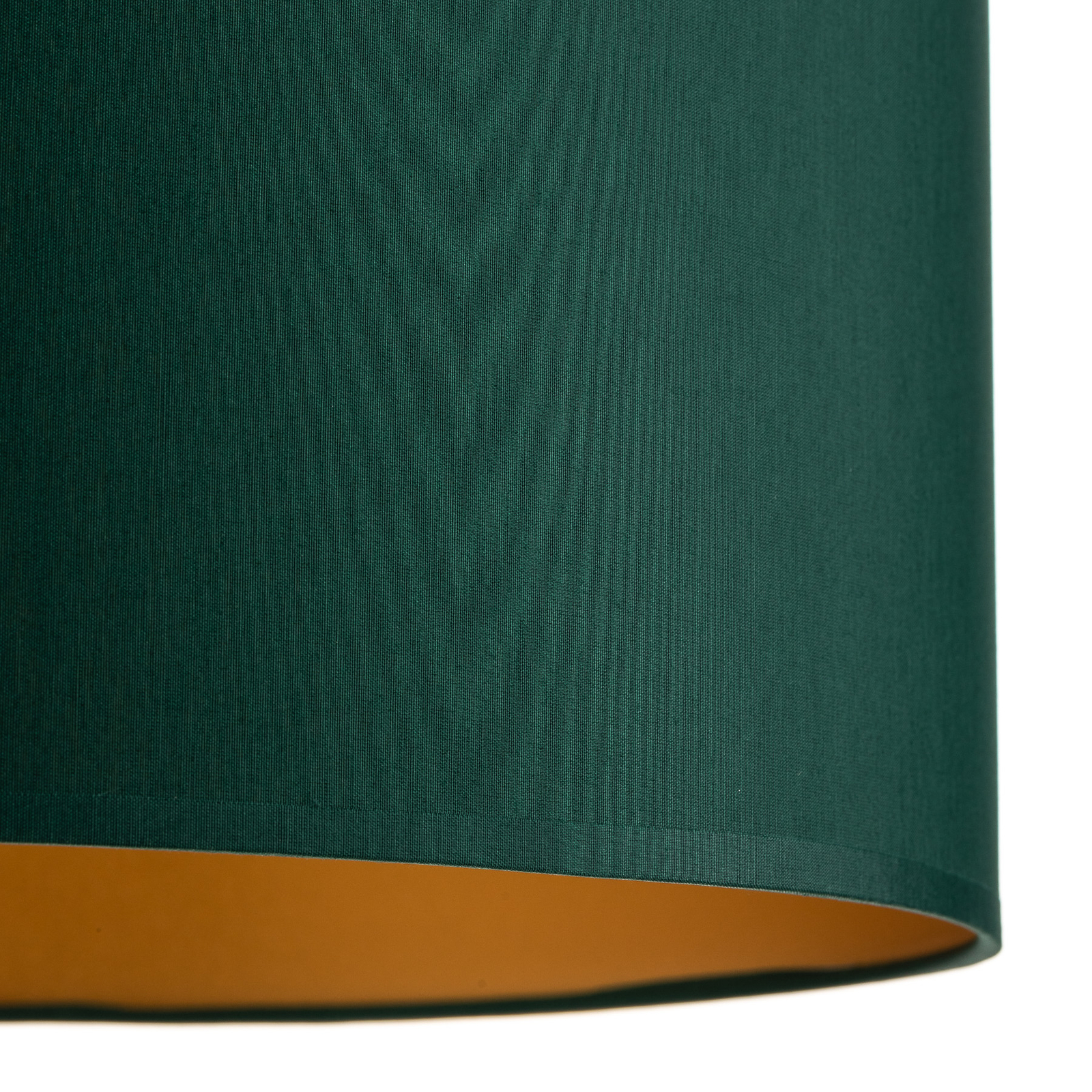 Hanglamp Soho cilindrisch 1-lamp Ø 40cm groen/goud