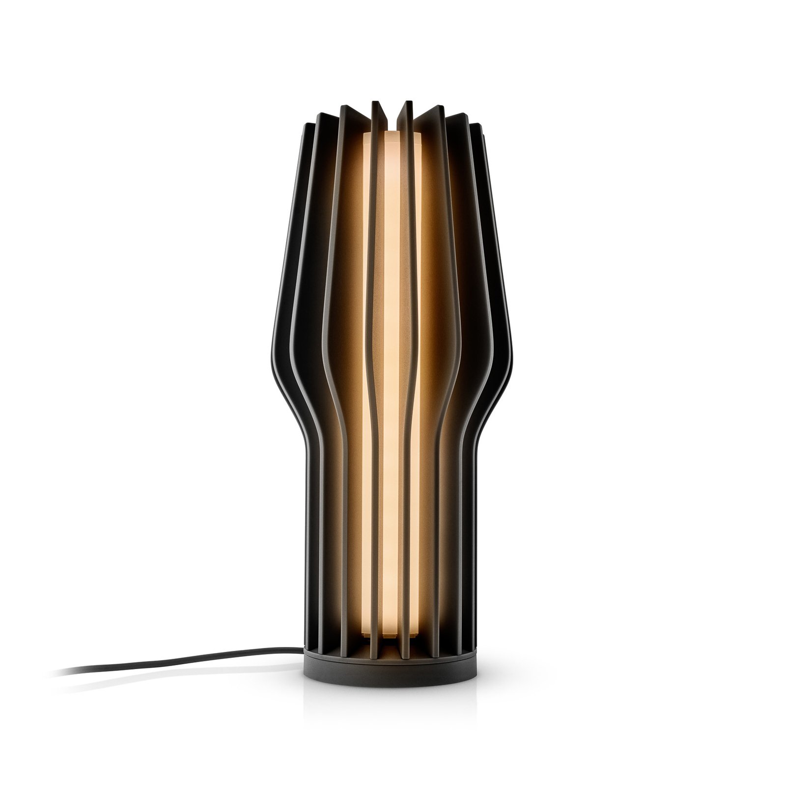 EVA Solo LED table lamp Radiant, black, rubber, IP44