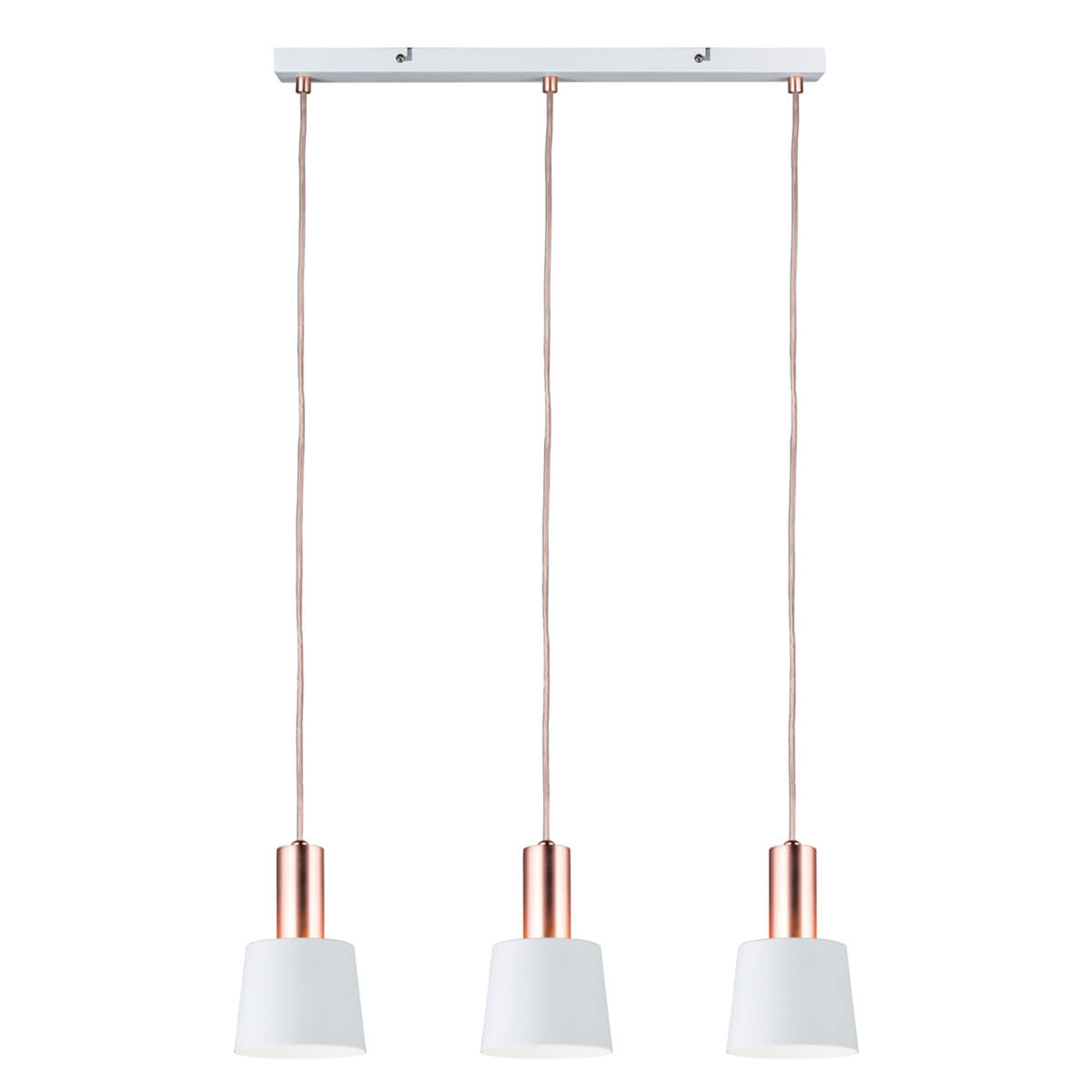 Wonderful three-bulb hanging light Haldar