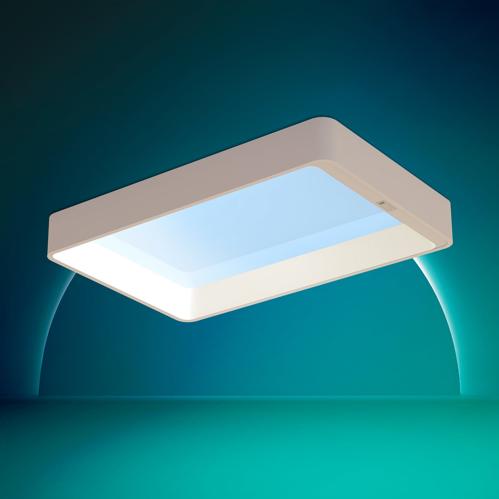 Deckenlampe SKYLIGHT VITA UP 68x45cm weiß CCT IP44 - Philips Deckenlampe SKYLIGHT VITA UP 68x45cm weiß CCT IP44 - Philips