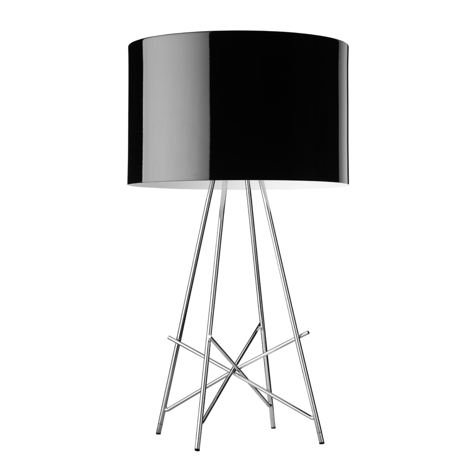 FLOS Ray T table lamp, black lampshade