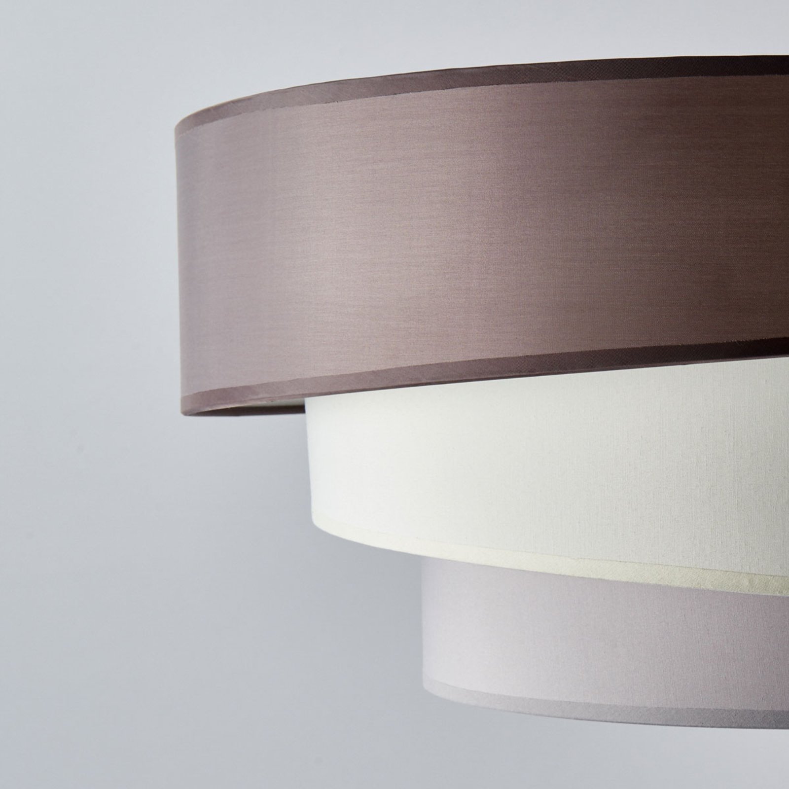 Melia Ceiling Lamp Grey-Brown/White/Grey/Chrome - Lindby