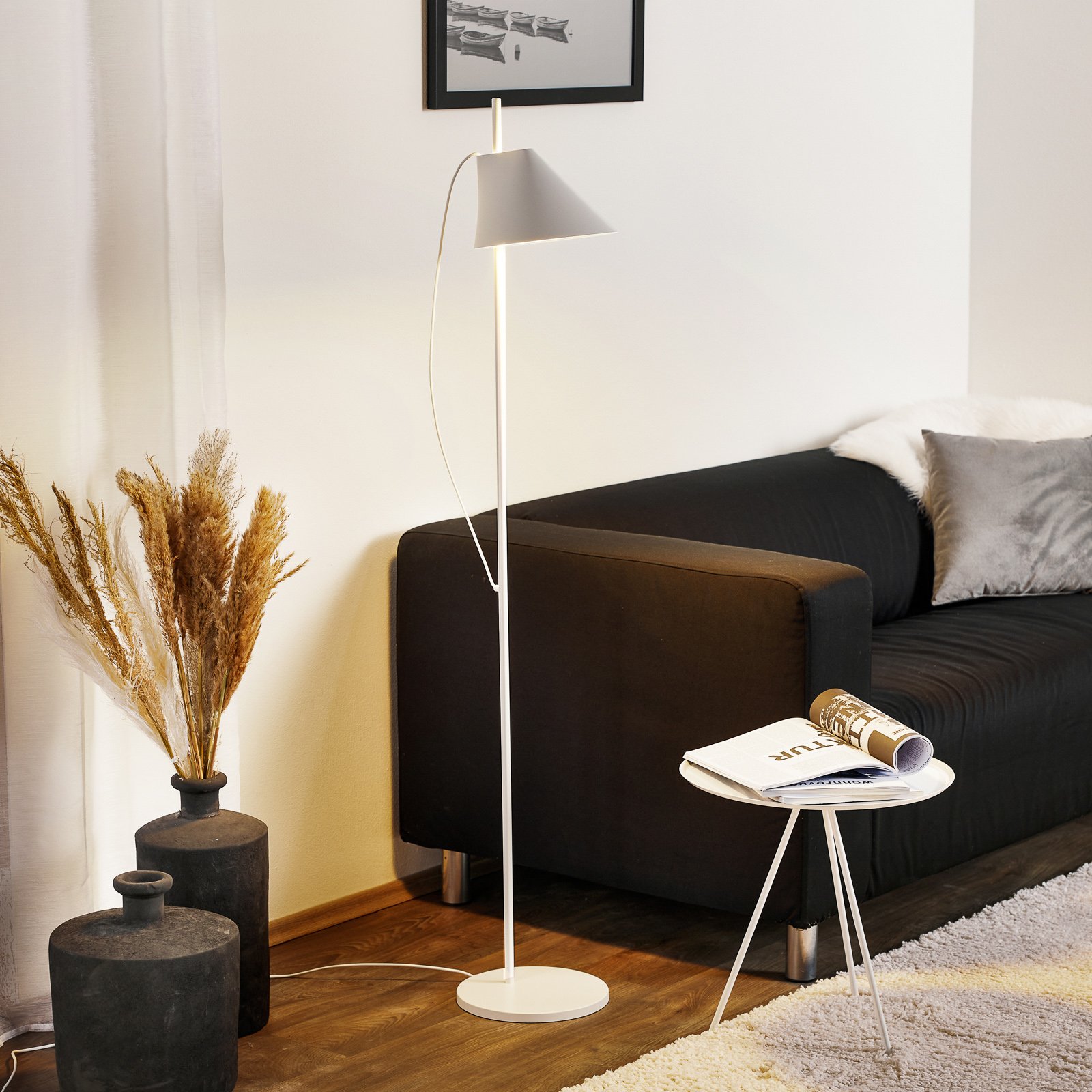 Louis Poulsen Yuh lampadaire design LED, blanc