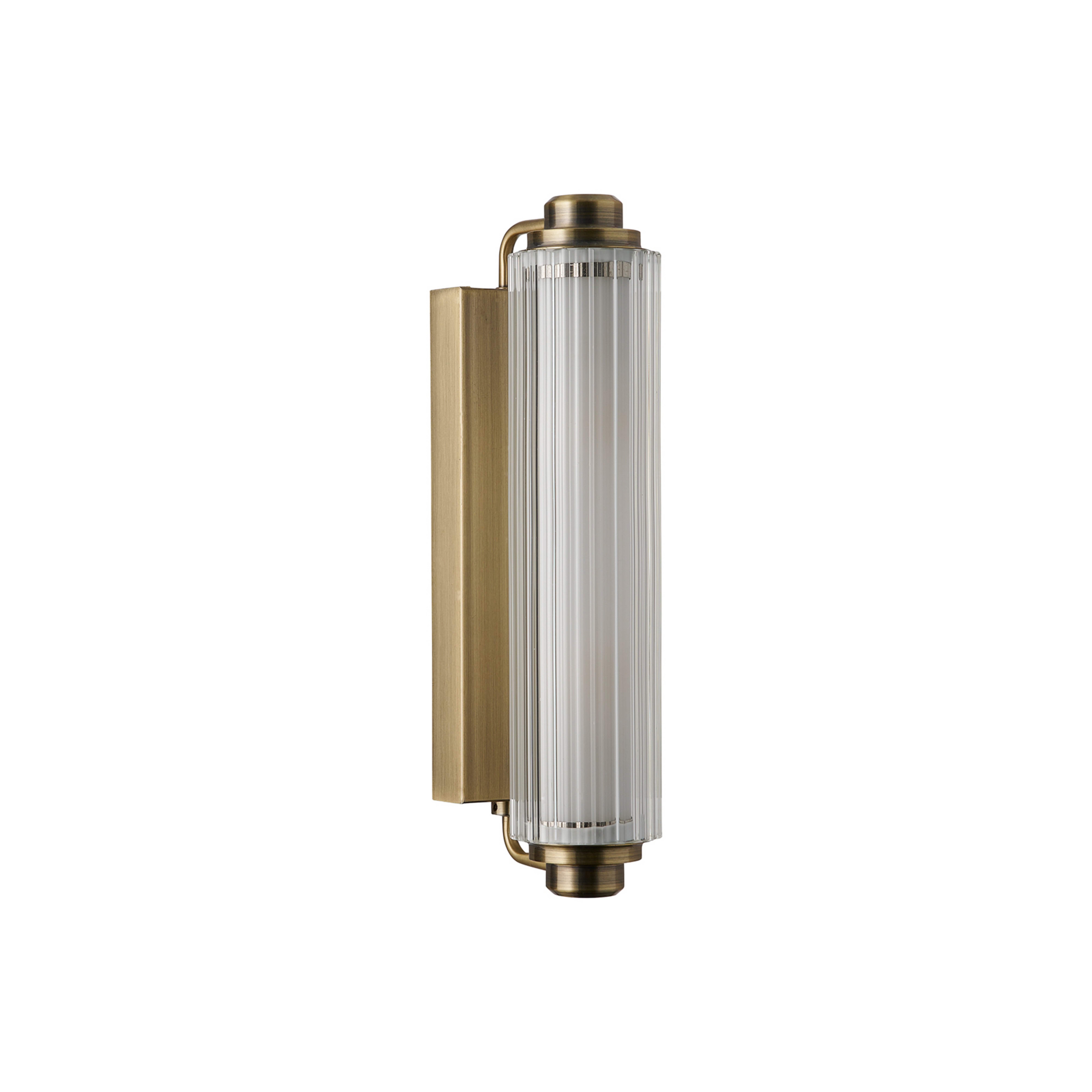 Nimal Double vägglampa, mässing, IP44, plast, metall - Nordlux