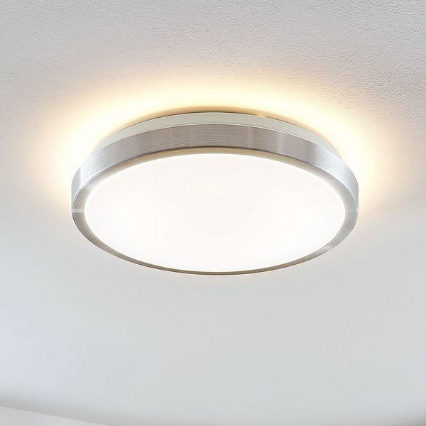 Emelie Round LED Kattovalaisin Ø35 Alu - Lindby - Olohuone - Moderni - Metalli - Pyöreä — Lindby
