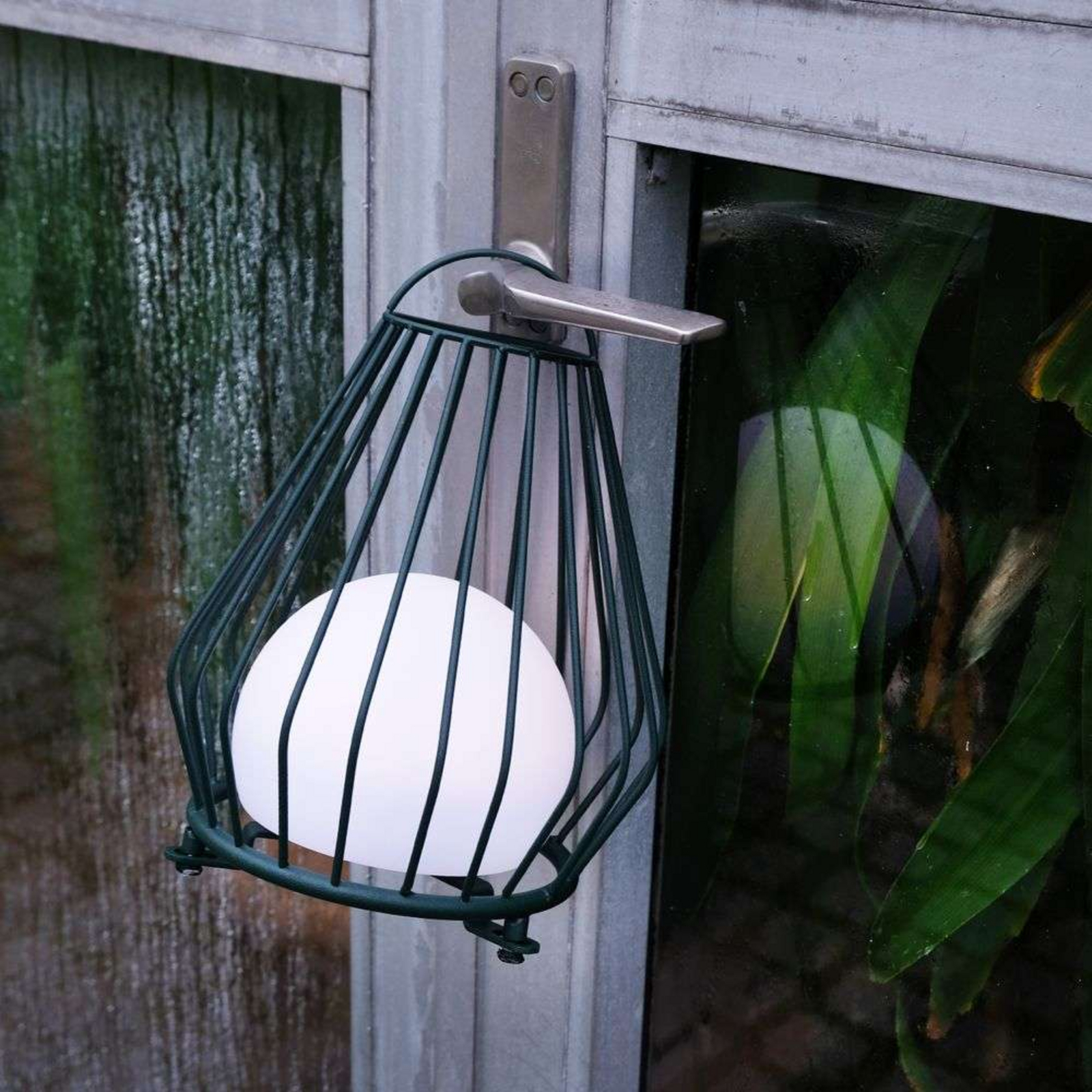 Evesham Outdoor Lantern Medium Green - DybergLarsen